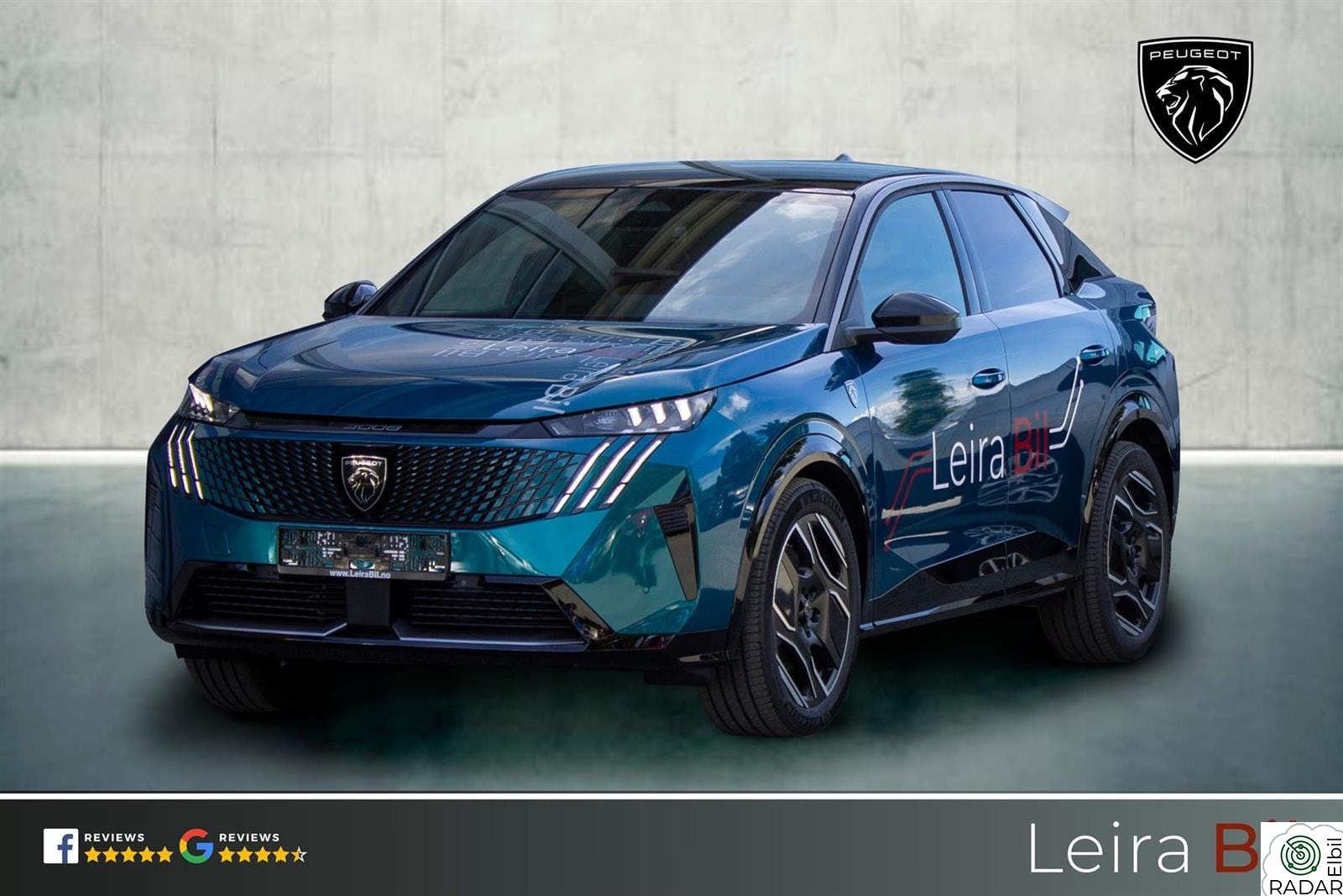 PEUGEOT 3008 73 kWh GT | NYBIL| 527 km| MATRIX| i-Cockpit®|