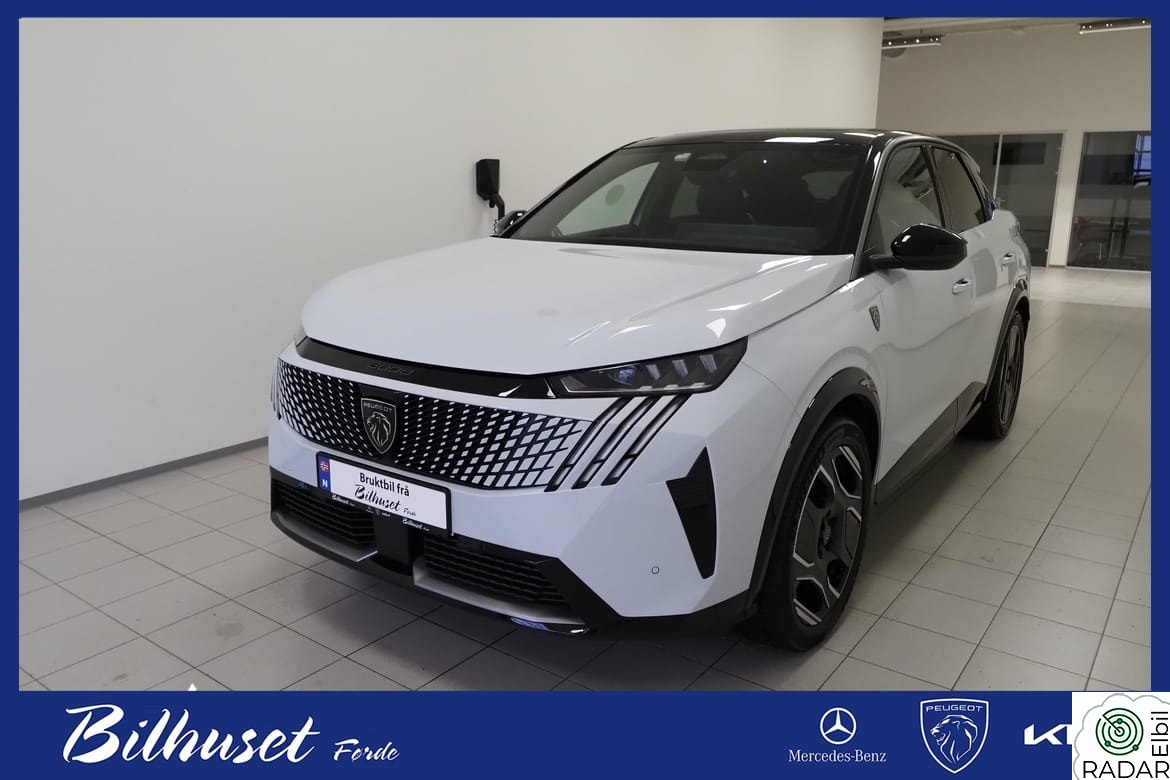 PEUGEOT 3008 Ventillerte seter, massasje  – Hengerfeste – GT - LED