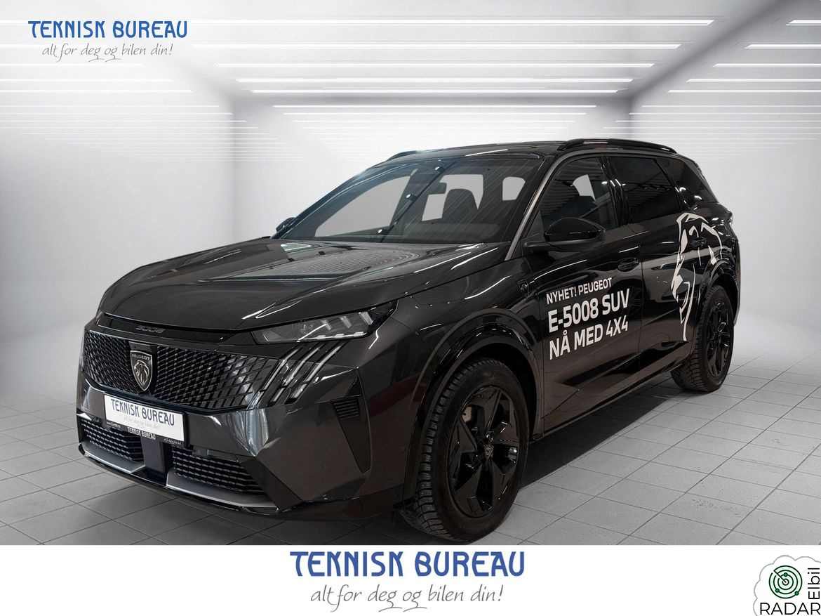 PEUGEOT 5008 GT+ 4WD 2025 | 7-seter | Massasje | Panorama | Demobil