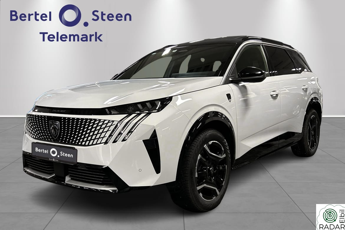 PEUGEOT 5008 GT 210hk 2WD Skinn, Hengerfeste, Panorama soltak, Navi