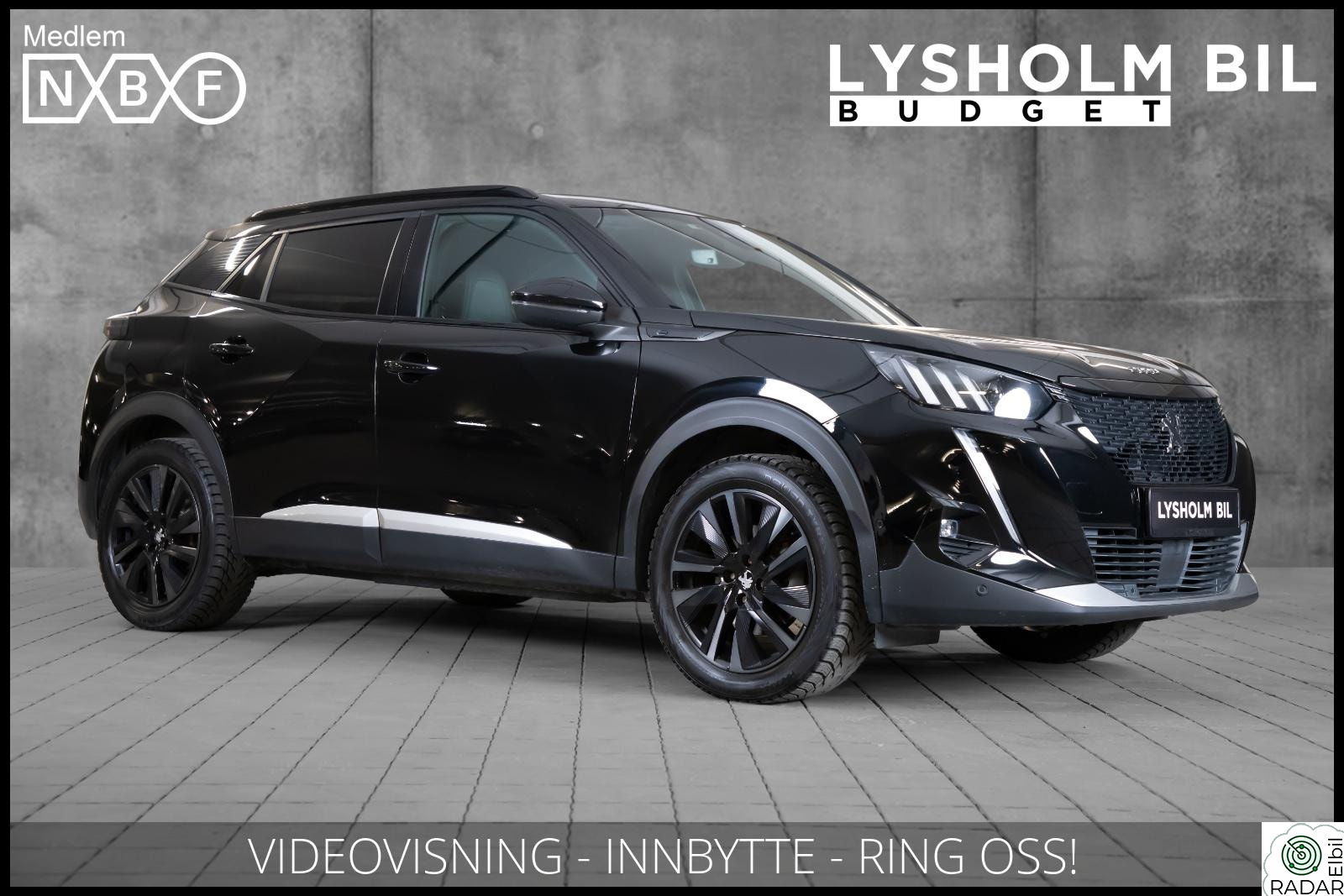 PEUGEOT 2008 GT-Line/Delskinn/Acc/Navi/Ledlys/Keyless/App