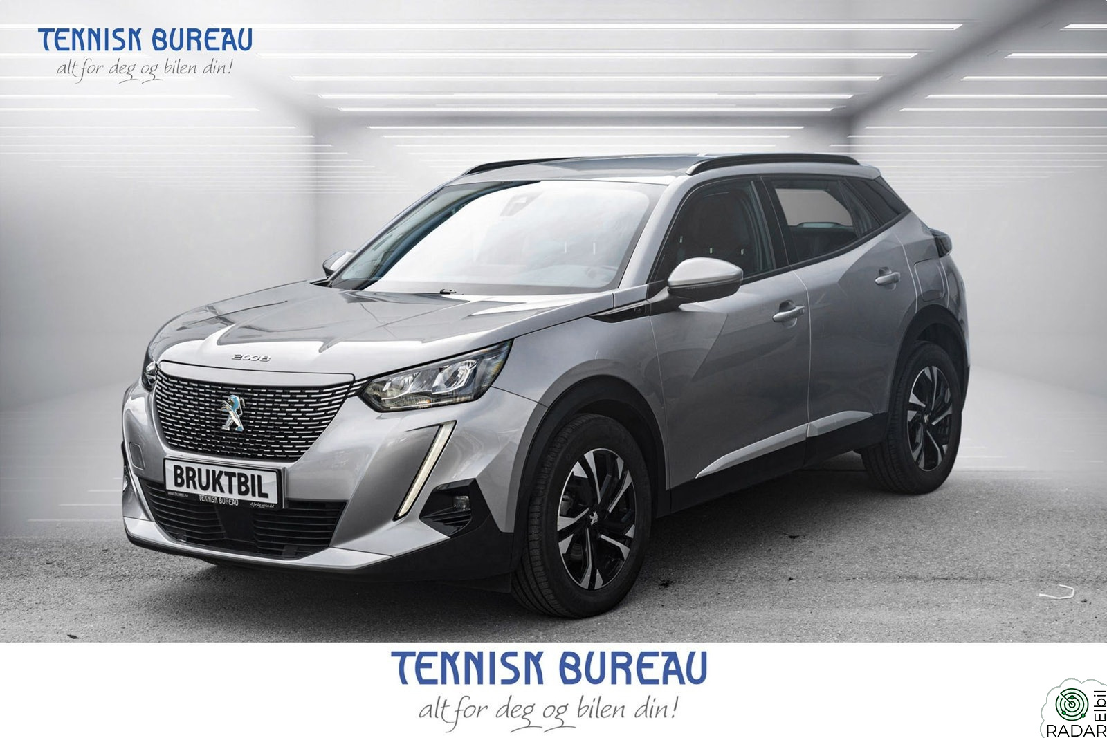 PEUGEOT 2008 Allure  Delskinn, Klima, Ryggekamera