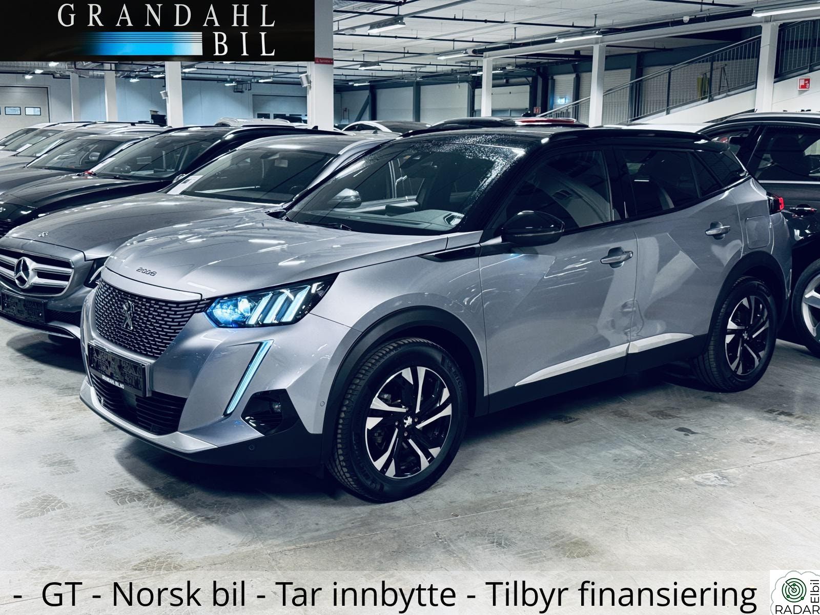 PEUGEOT 2008 E - GT - Varmepumpe - Ryggekamera - Se fargekombo