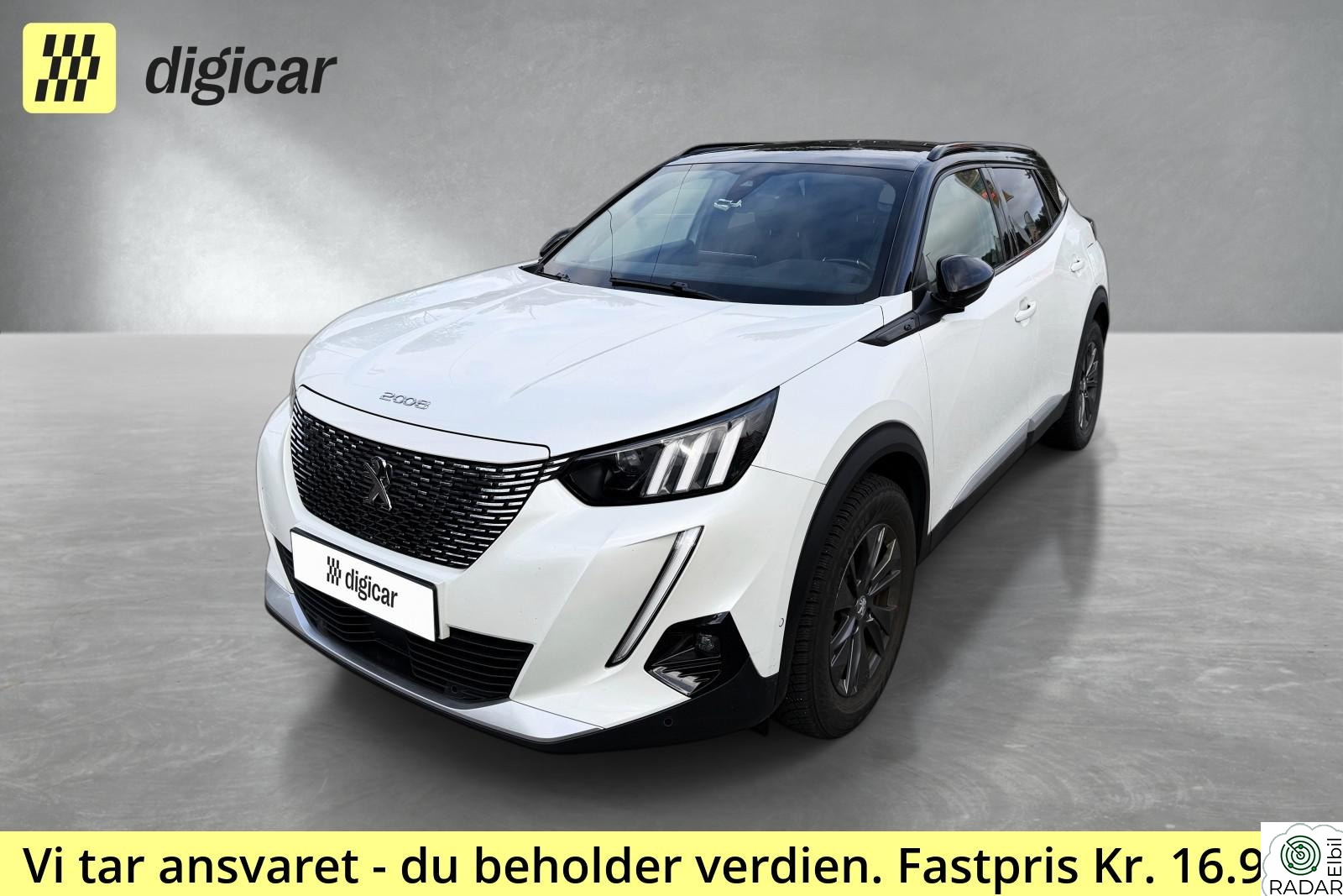PEUGEOT 2008 GT / 136hk / ACC / Ryggekamera / LED / Keyless / ++