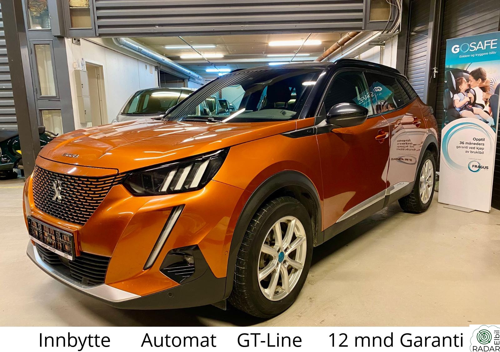 PEUGEOT 2008 GT Line, Meget velholdt, 12 mnd Garanti