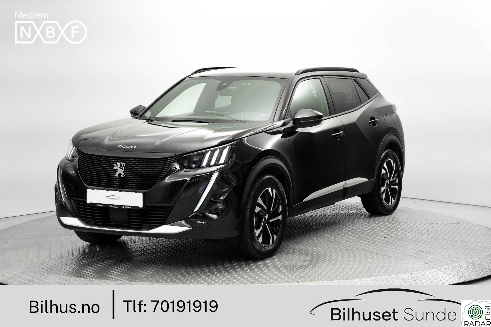 PEUGEOT 2008 136hk 318km WLTP GT-Line,Navi,ACC,R.Kam,Delskinn+++