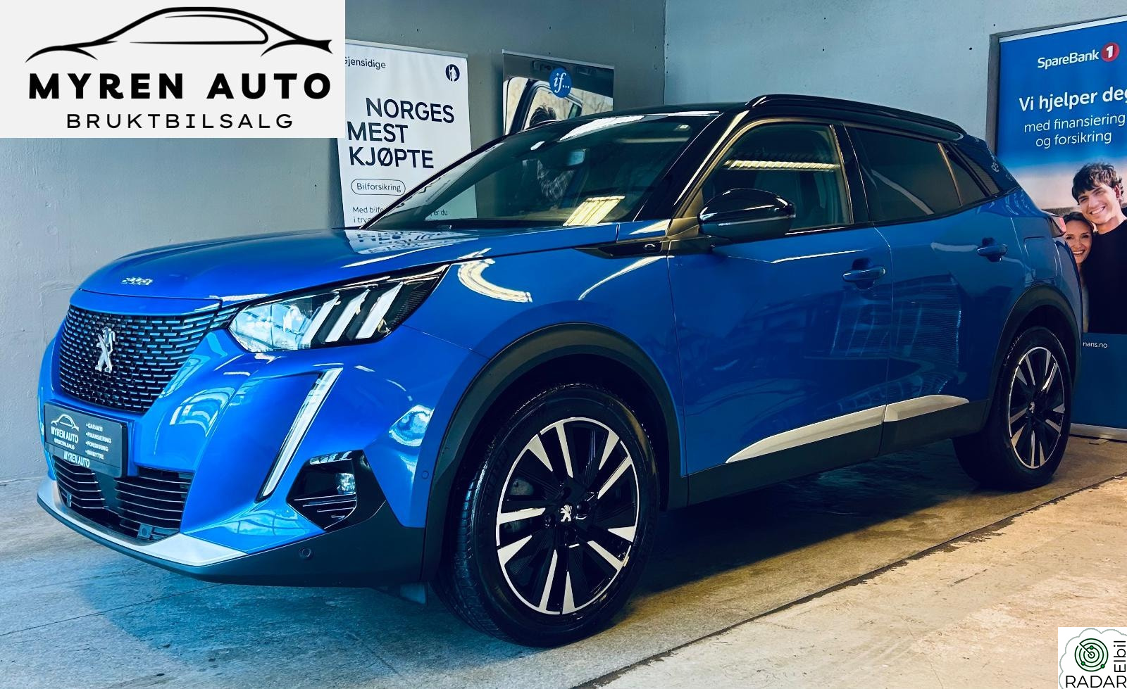 PEUGEOT 2008 e-2008/AUTOMAT/136 hk/GT-Line/NAVI/R.KAMERA/SKINN/