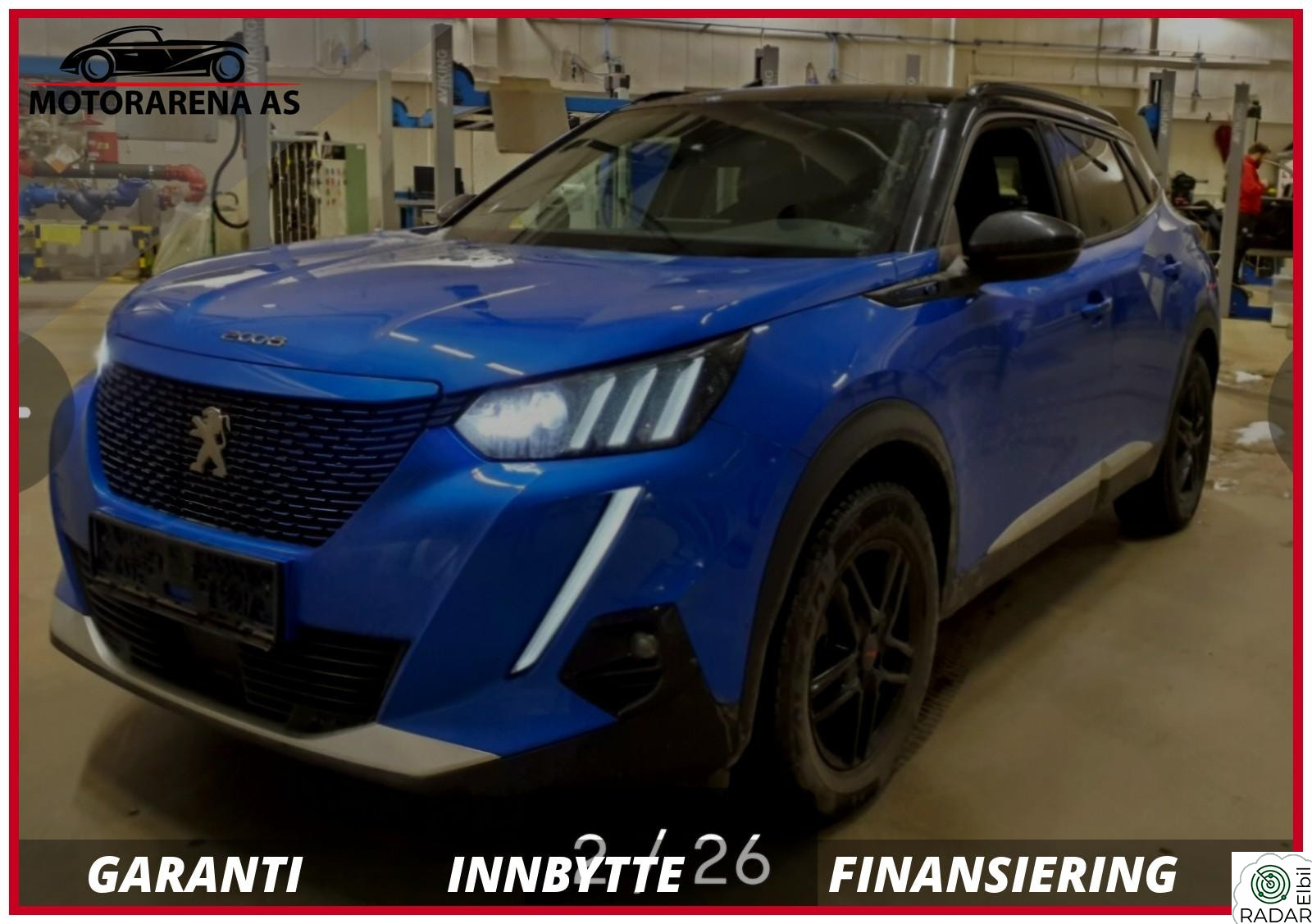 PEUGEOT 2008 GT TOPP MODELLEN/LAV KM/SPORTS/R-KAMERA/PEN BIL