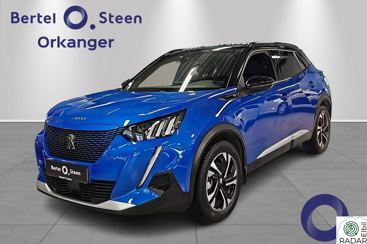 PEUGEOT 2008 GT 136HK, LAV KM, Adaptiv Cruise, Navi, Ryggekamera