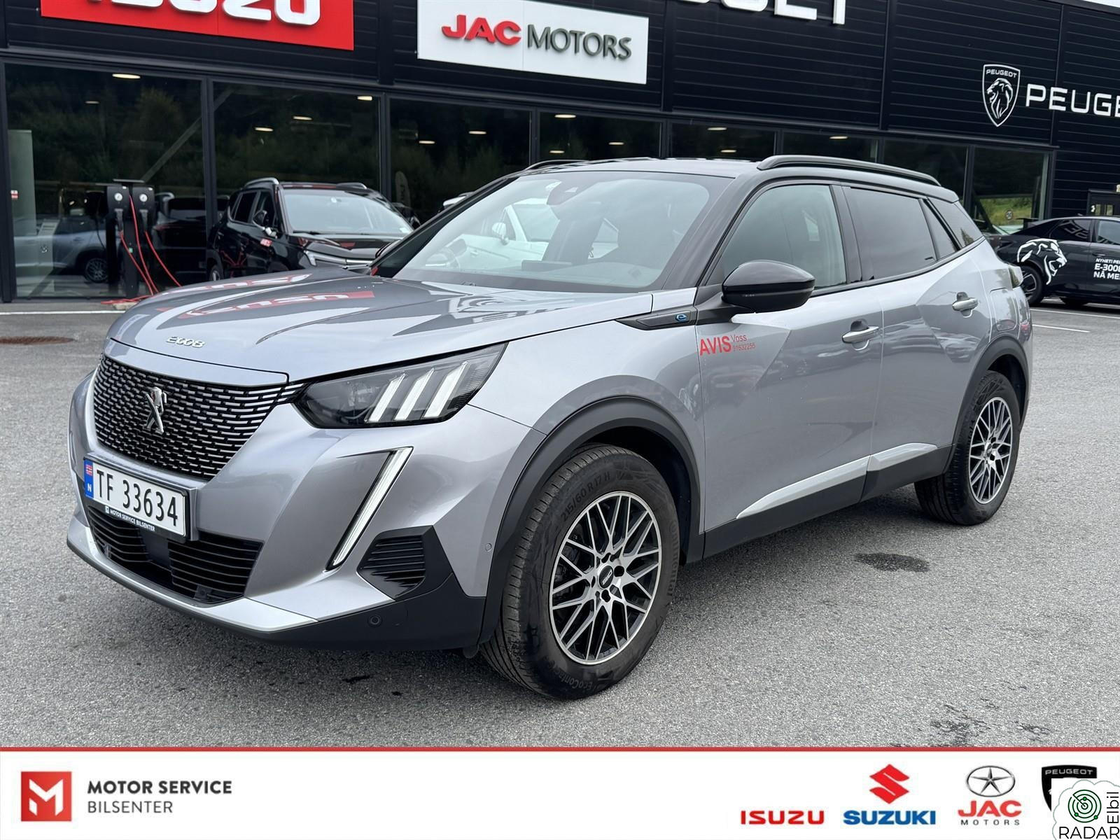 PEUGEOT 2008 GT /Ryggekamera/ACC/keyless/Navi/Carplay