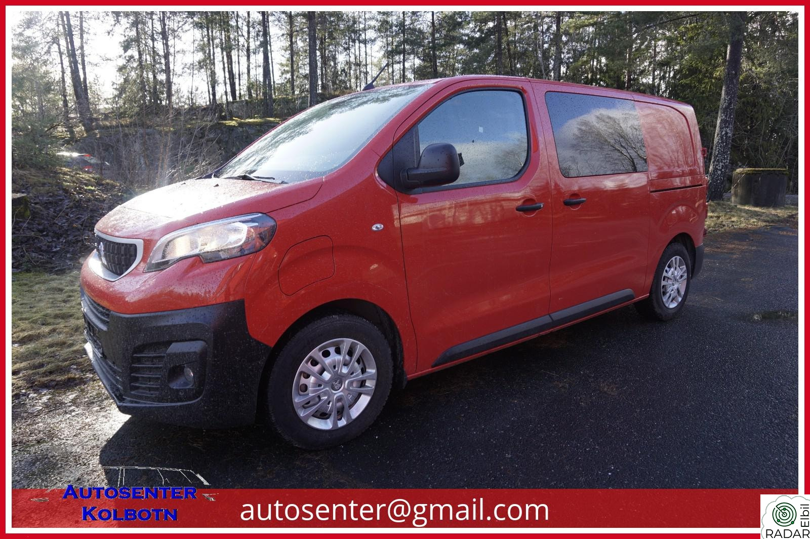PEUGEOT EXPERT 75KW, L2, Ryggekamera, 315 Km, WLTP,,Ny EU blir tatt