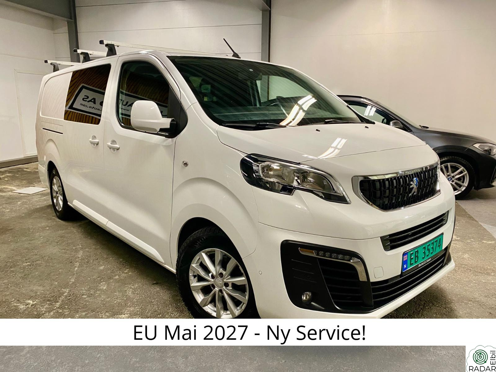 PEUGEOT EXPERT Electric 75kWh L3-Lang/Proff innredning/Kamera/Takstat.