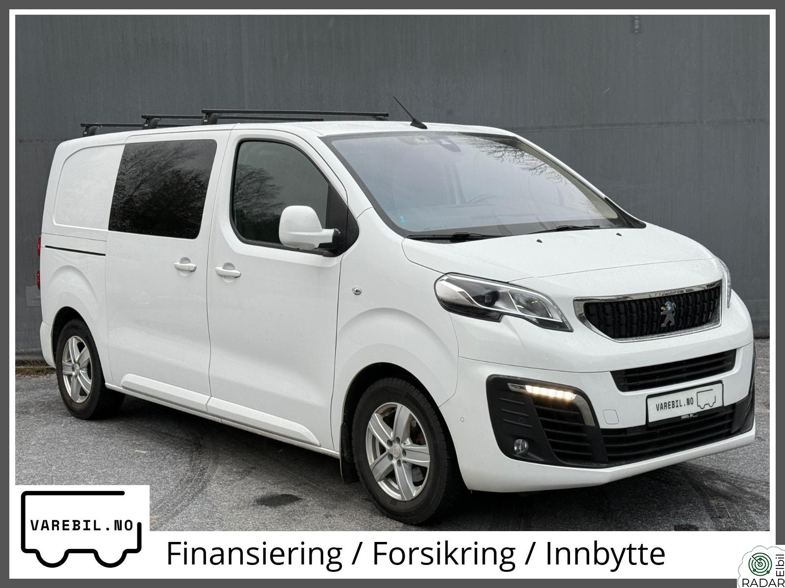 PEUGEOT EXPERT Mester 75 kWh 315 km WLTP Innredning/Krok EUOK 2027