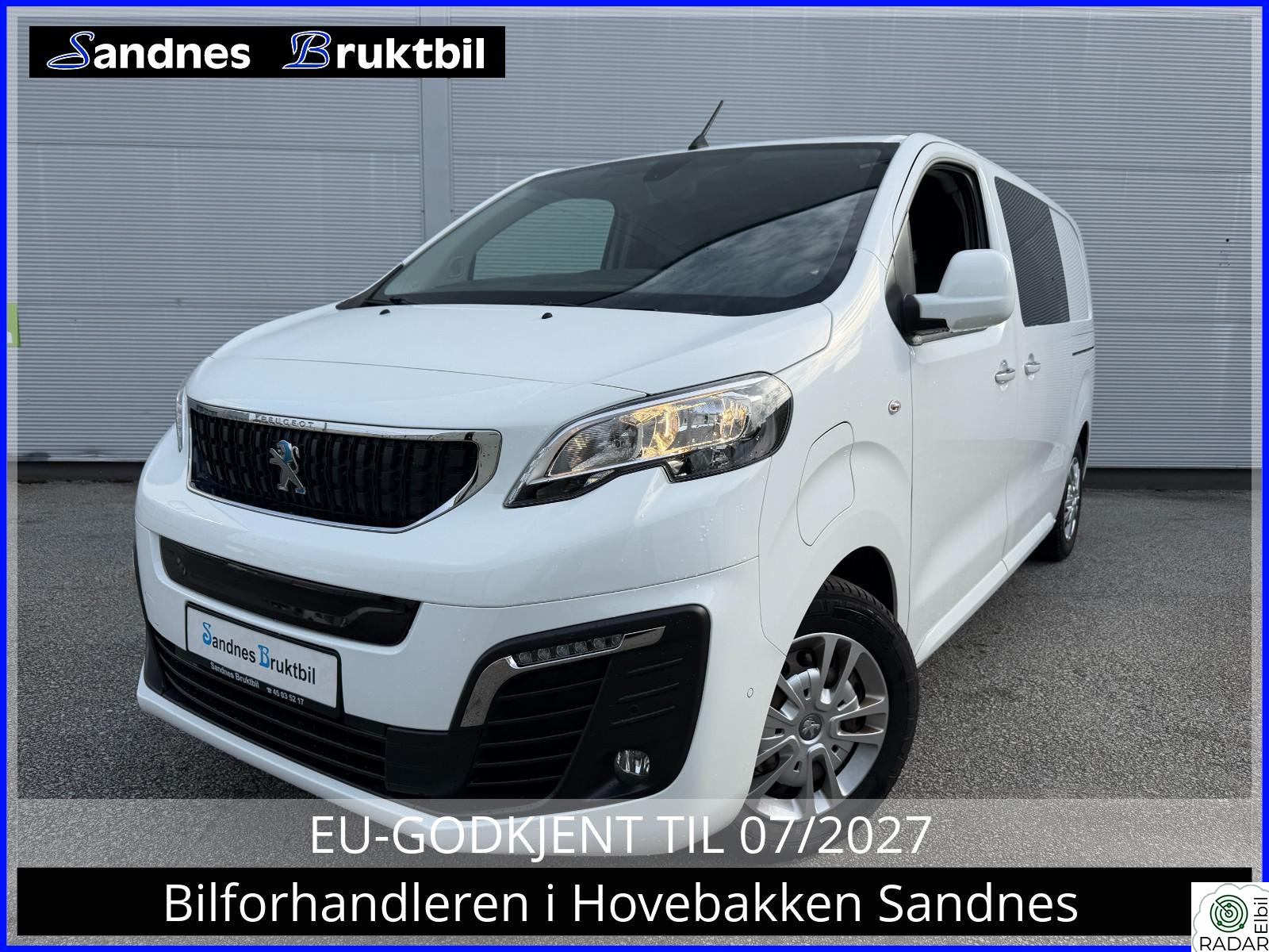 PEUGEOT EXPERT 75KWH KROK,CRUISE,DELSKINN,CARPLAY,TLF,KAMERA,KEYLESS