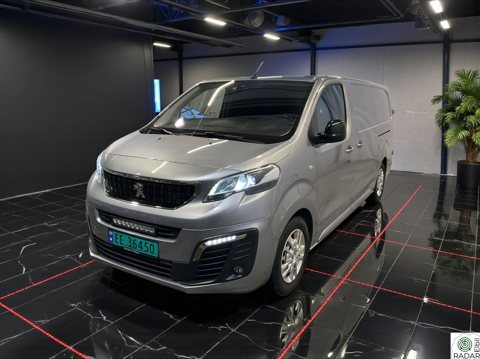 PEUGEOT EXPERT 75kwh Mester Pluss L3+EKSTRA LANG+KROK+FORVARMING+