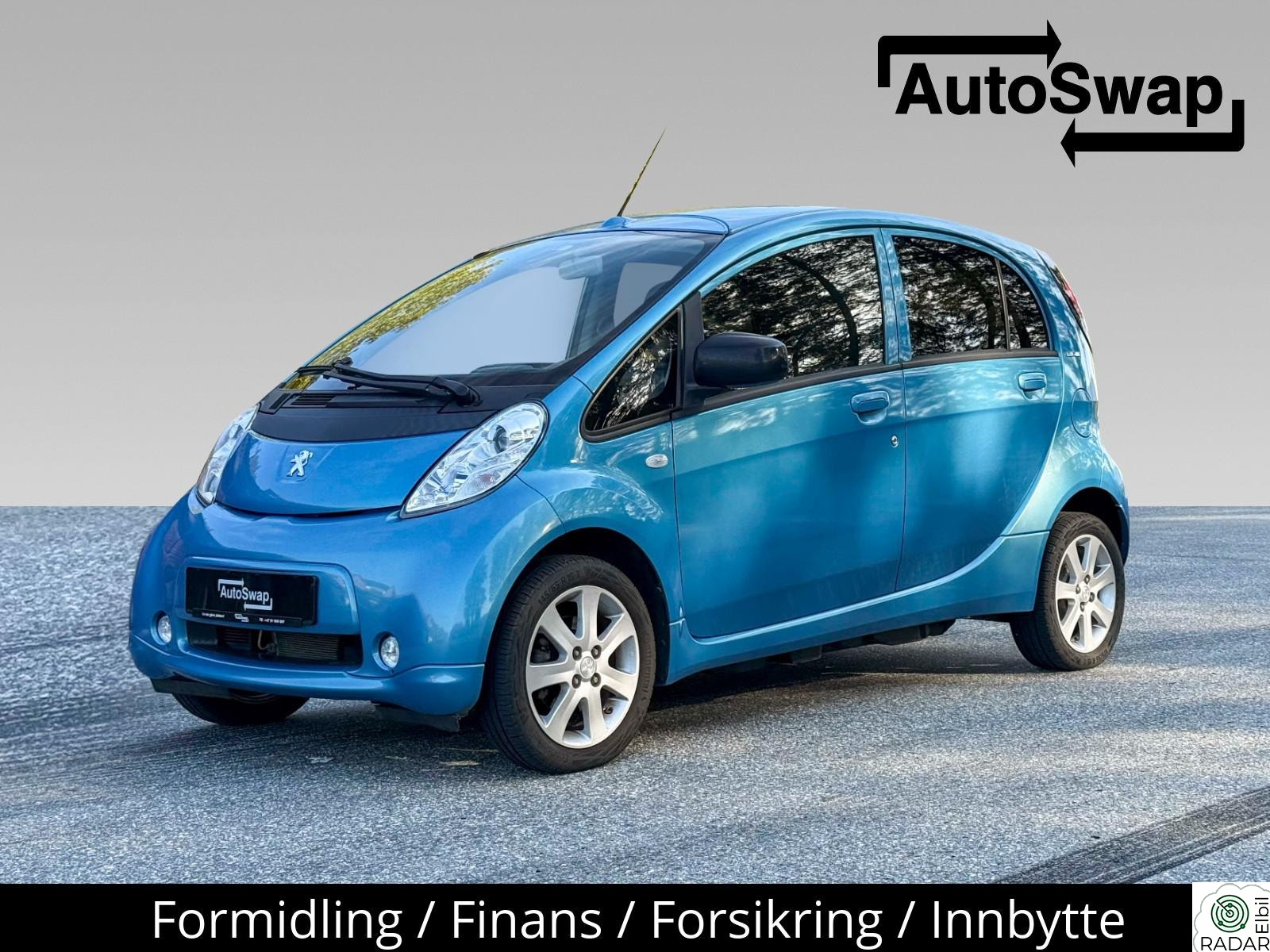 PEUGEOT iOn Snerten bybil med alt man trenger. Sommer+Vinterhjul