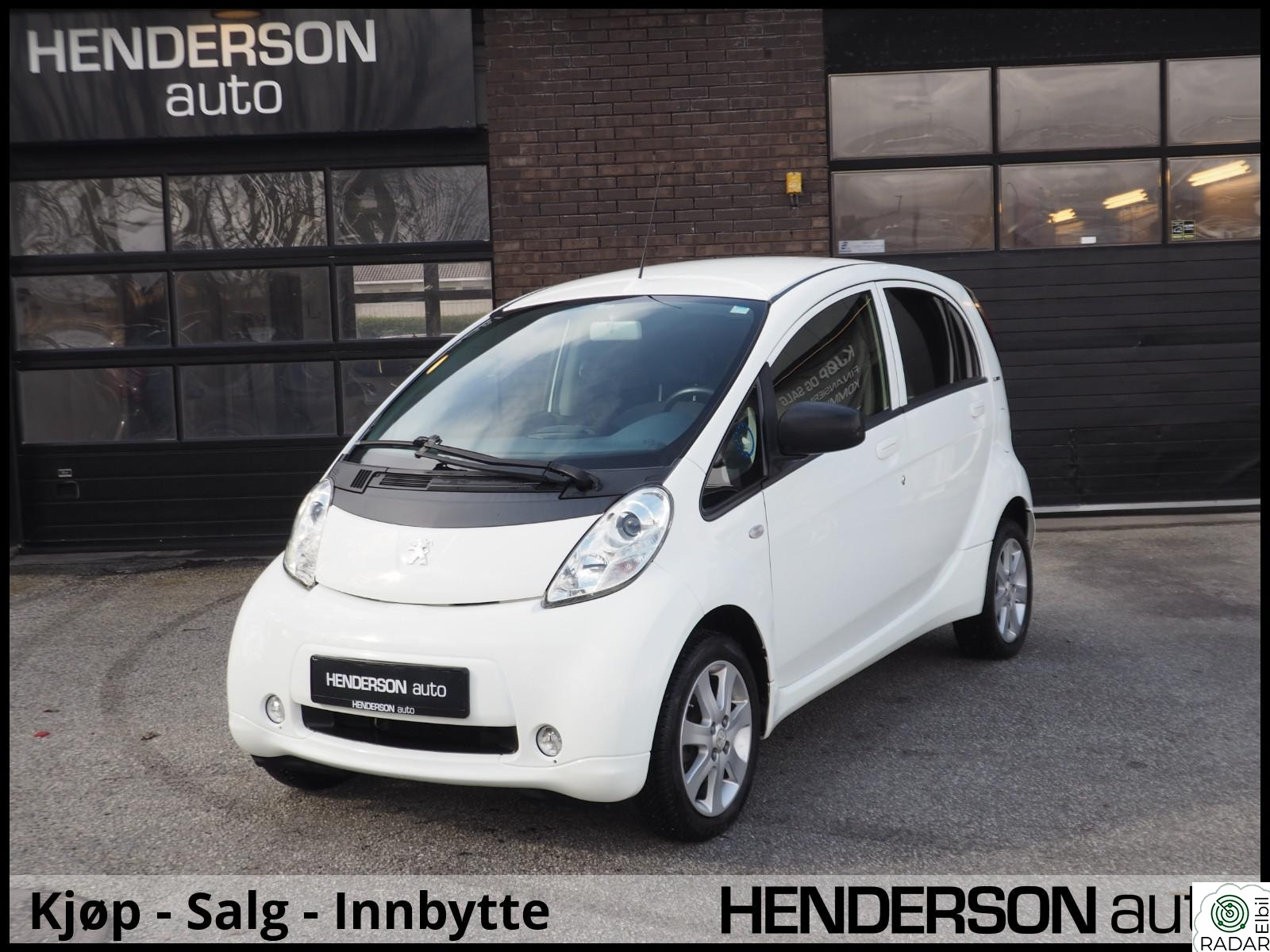 PEUGEOT iOn ELBIL/EU-04.28/Service/DAB/ISOFIX/Rimelig i drift!