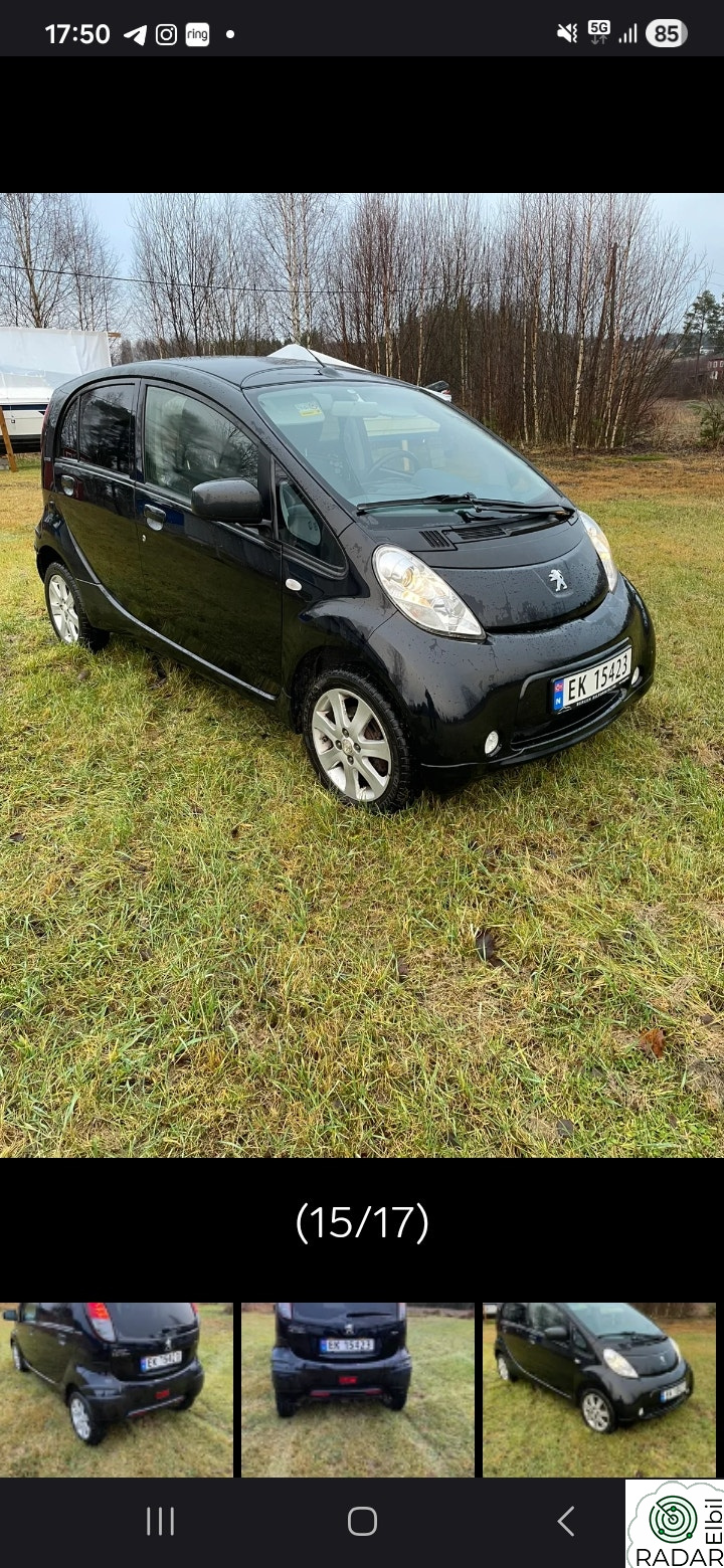 PEUGEOT iOn Elbil Active 67 hk (kampanje)