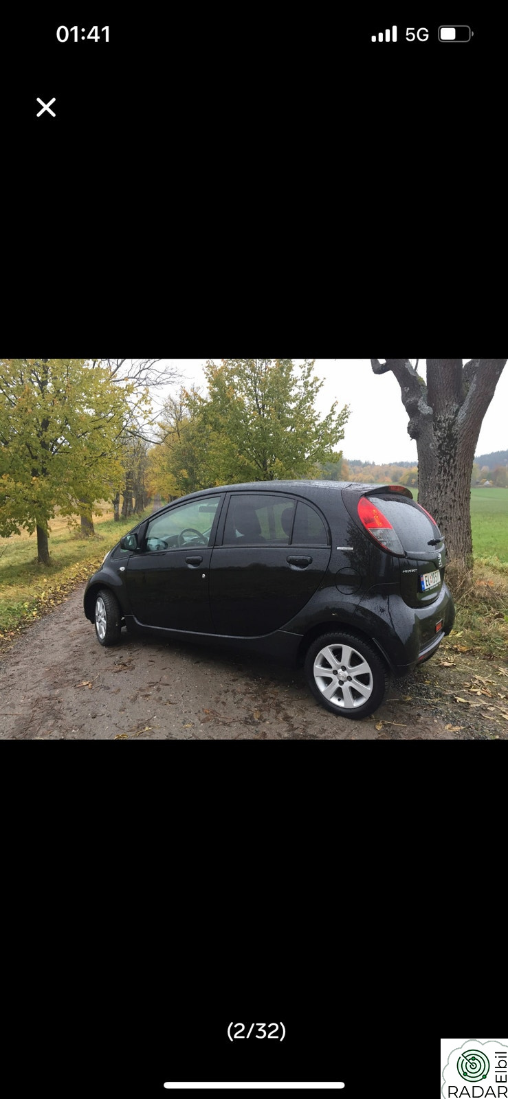 PEUGEOT ION Elbil nivå 1 64 hk edition