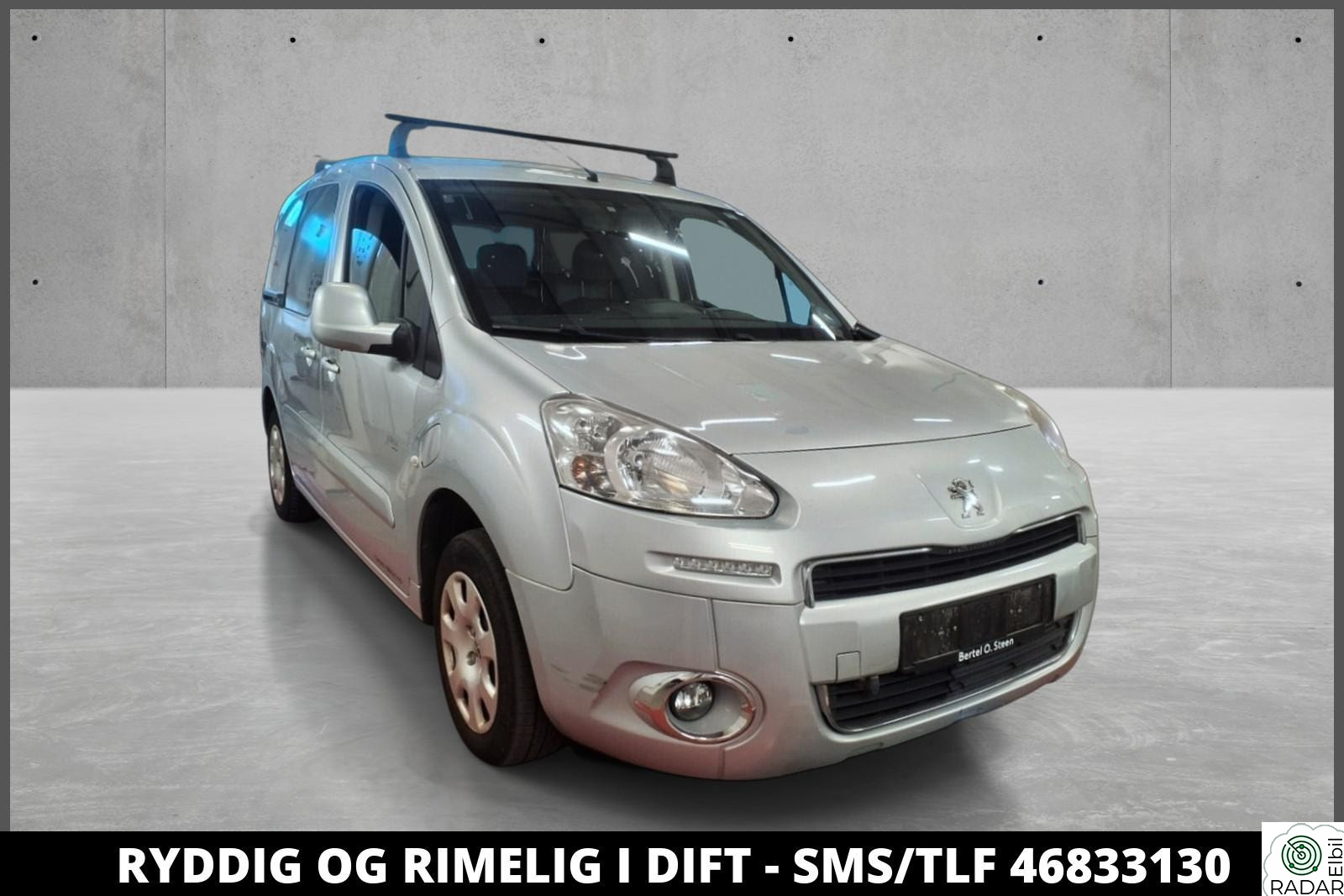 PEUGEOT PARTNER ELECTRIC - 3 SETER - PRAKTISK BY-ARBEIDSBIL 22.5KW