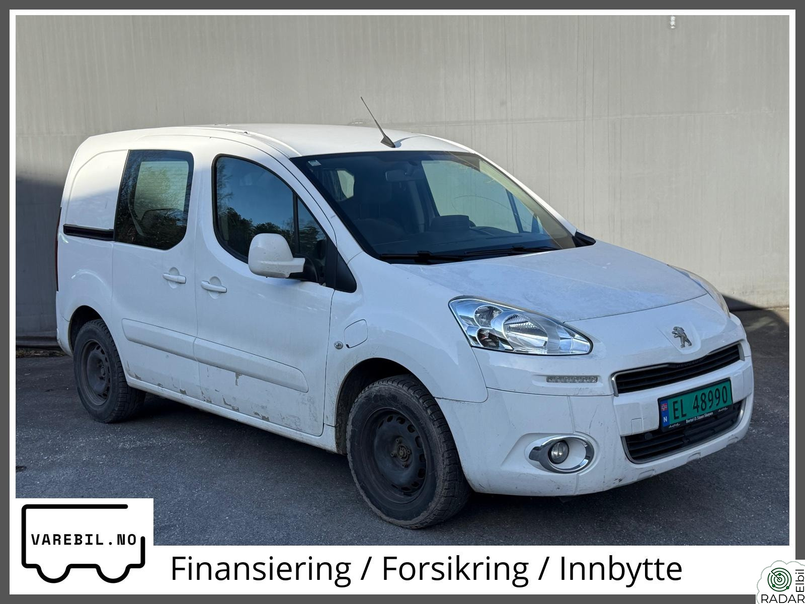 PEUGEOT PARTNER 3 seter / 2 x Skyvedør S+V
