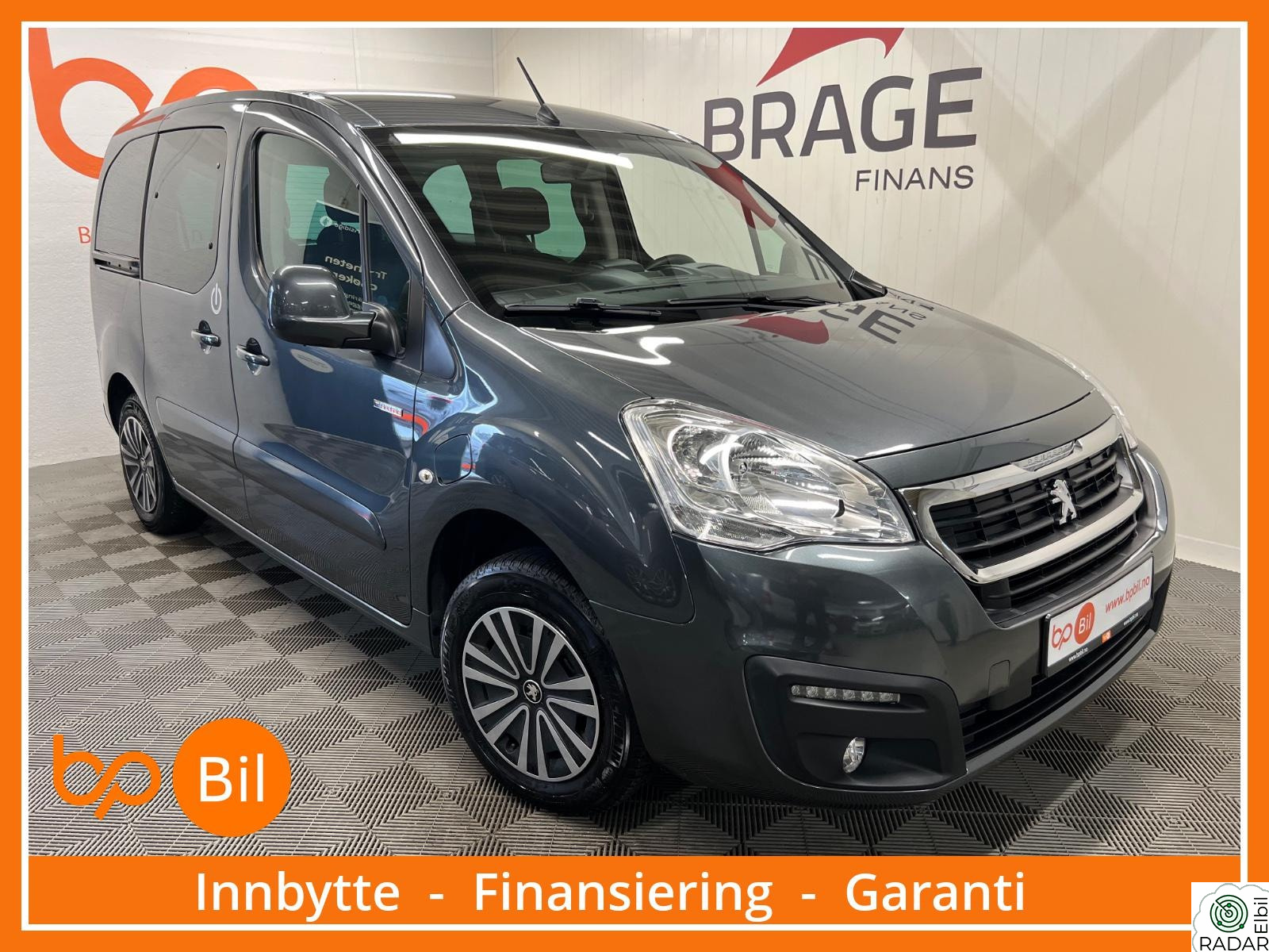 PEUGEOT PARTNER ELEKTRISK* 5-SETER* CRUISE* PDC* DAB* 2XSKYV*