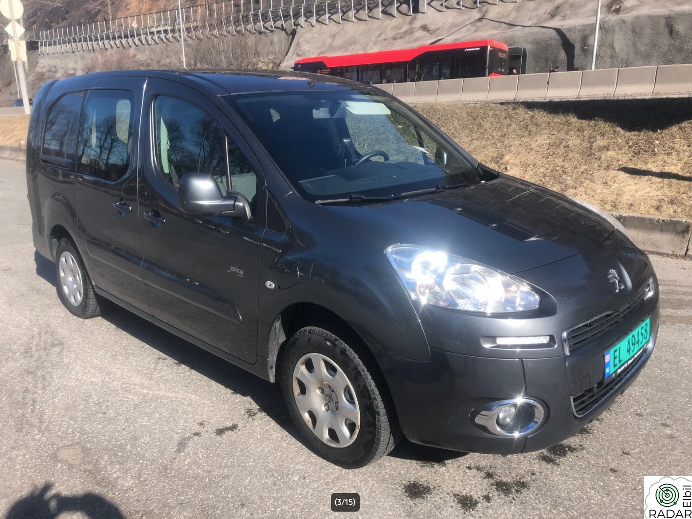 PEUGEOT PARTNER Elektrisk - Lang versjon - Gratis parkering og bom!
