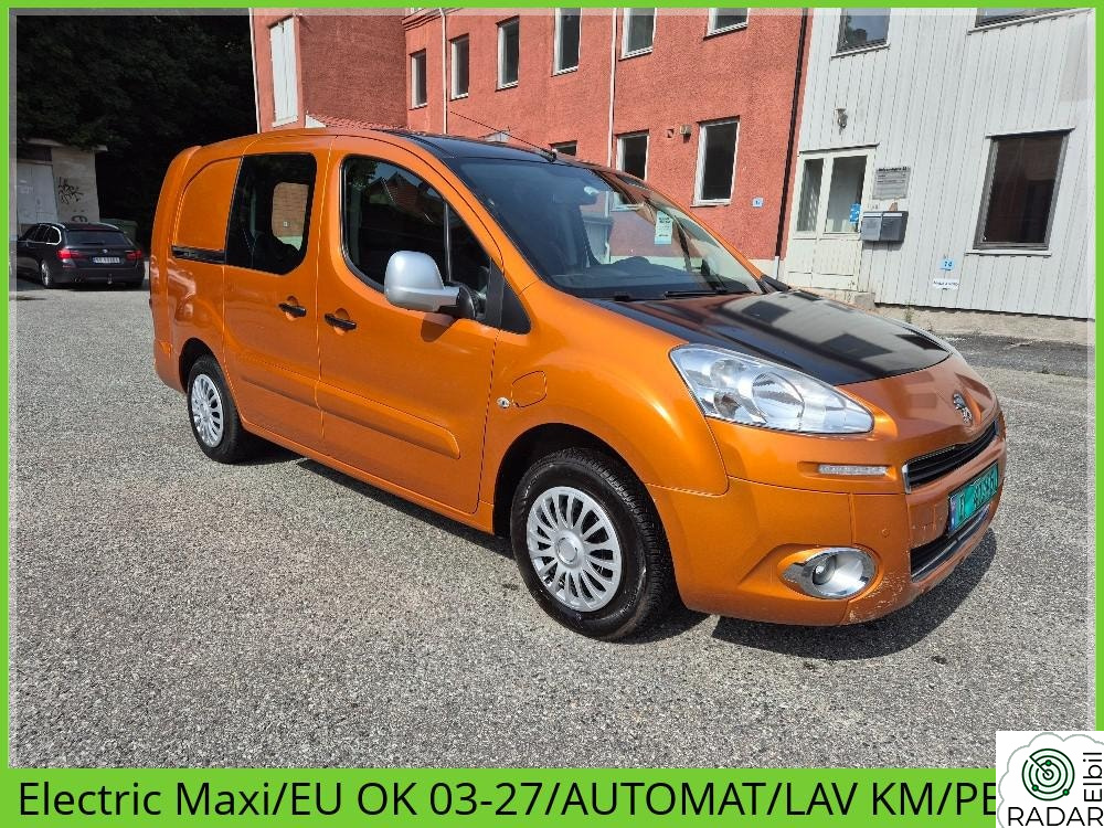 PEUGEOT PARTNER Electric Maxi/EU OK 03-27/AUTOMAT/LAV KM/PEN BIL