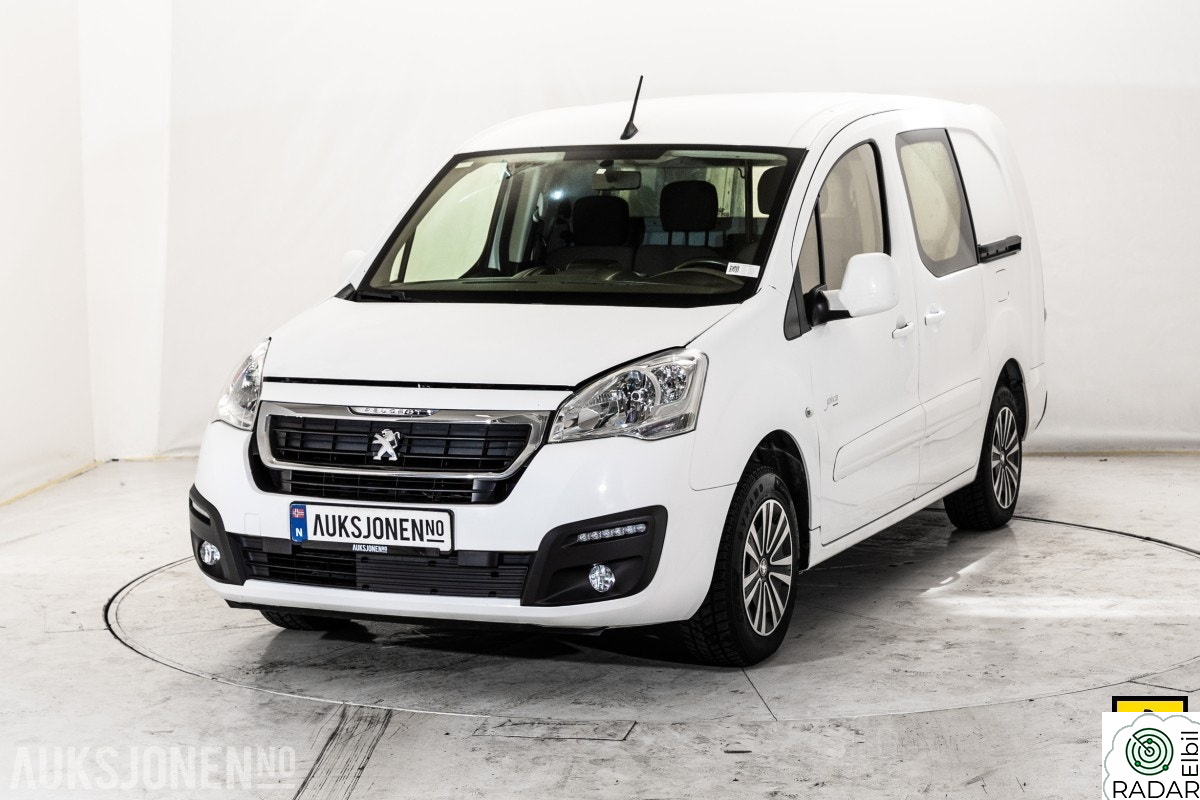 PEUGEOT PARTNER ELECTRIC 3-SETER CRUISE SKYVEDØRER