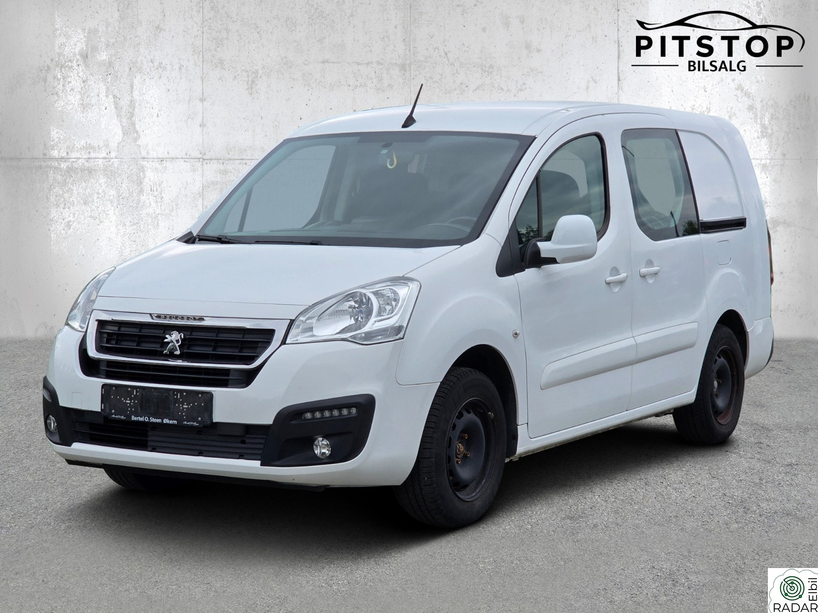 PEUGEOT PARTNER 67hk 3seter Lang 2xskyvedør Dab P.sensor Euok 07/2028