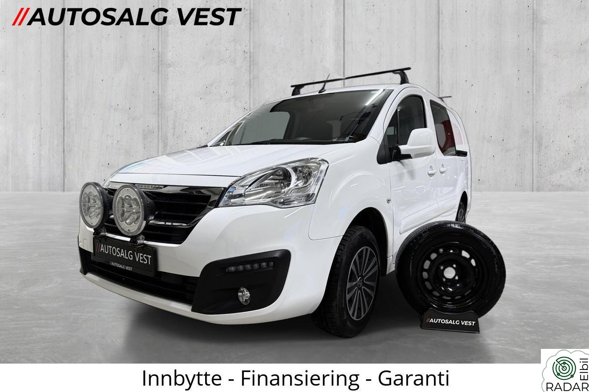 PEUGEOT PARTNER Electric Lang/Ekstralys/DAB+/BT/Sensor/Klima/2xSkyv/Aut
