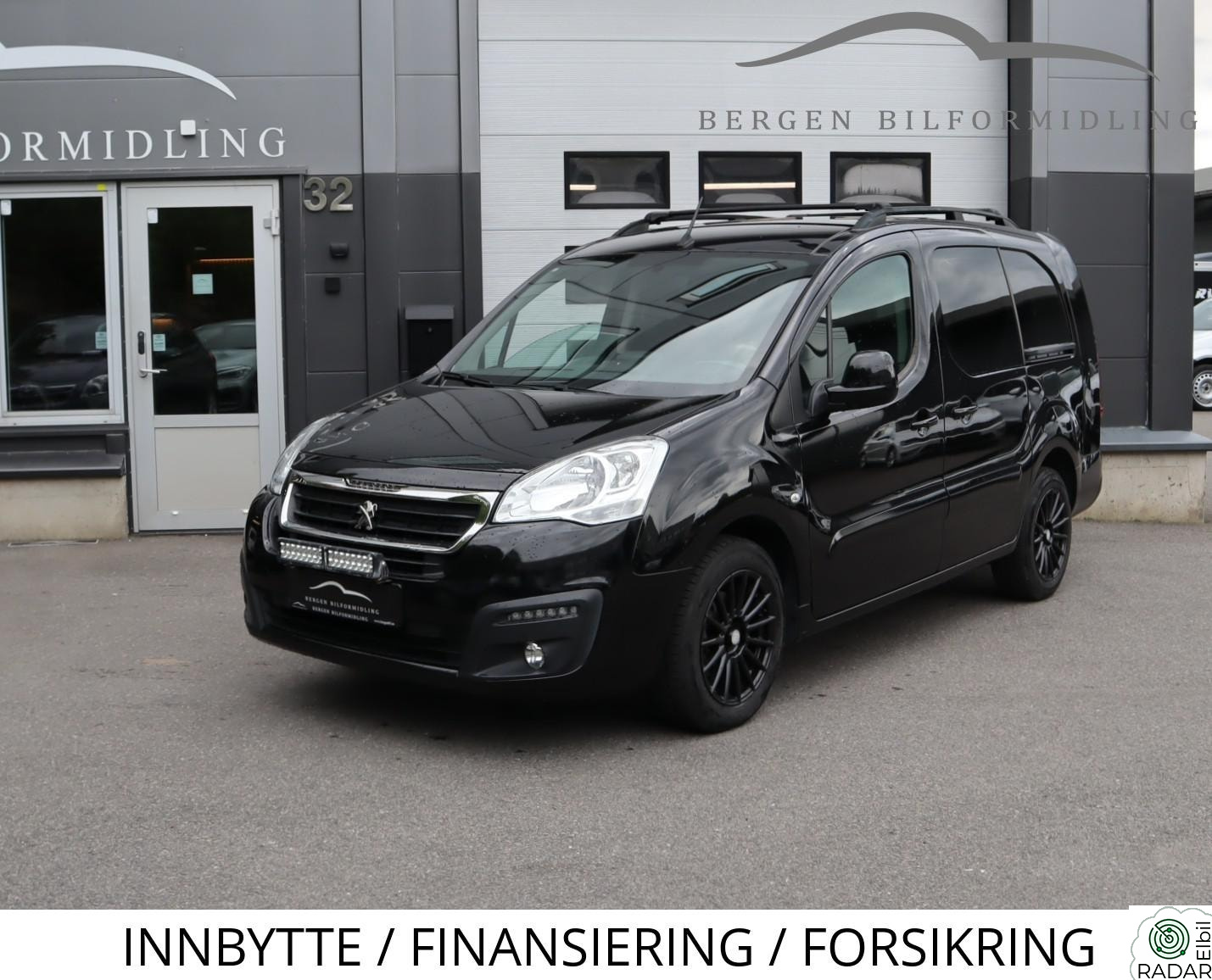 PEUGEOT PARTNER Electric/ L2/ 67hk/ Takstativ/ CarPlay/ Velholdt!