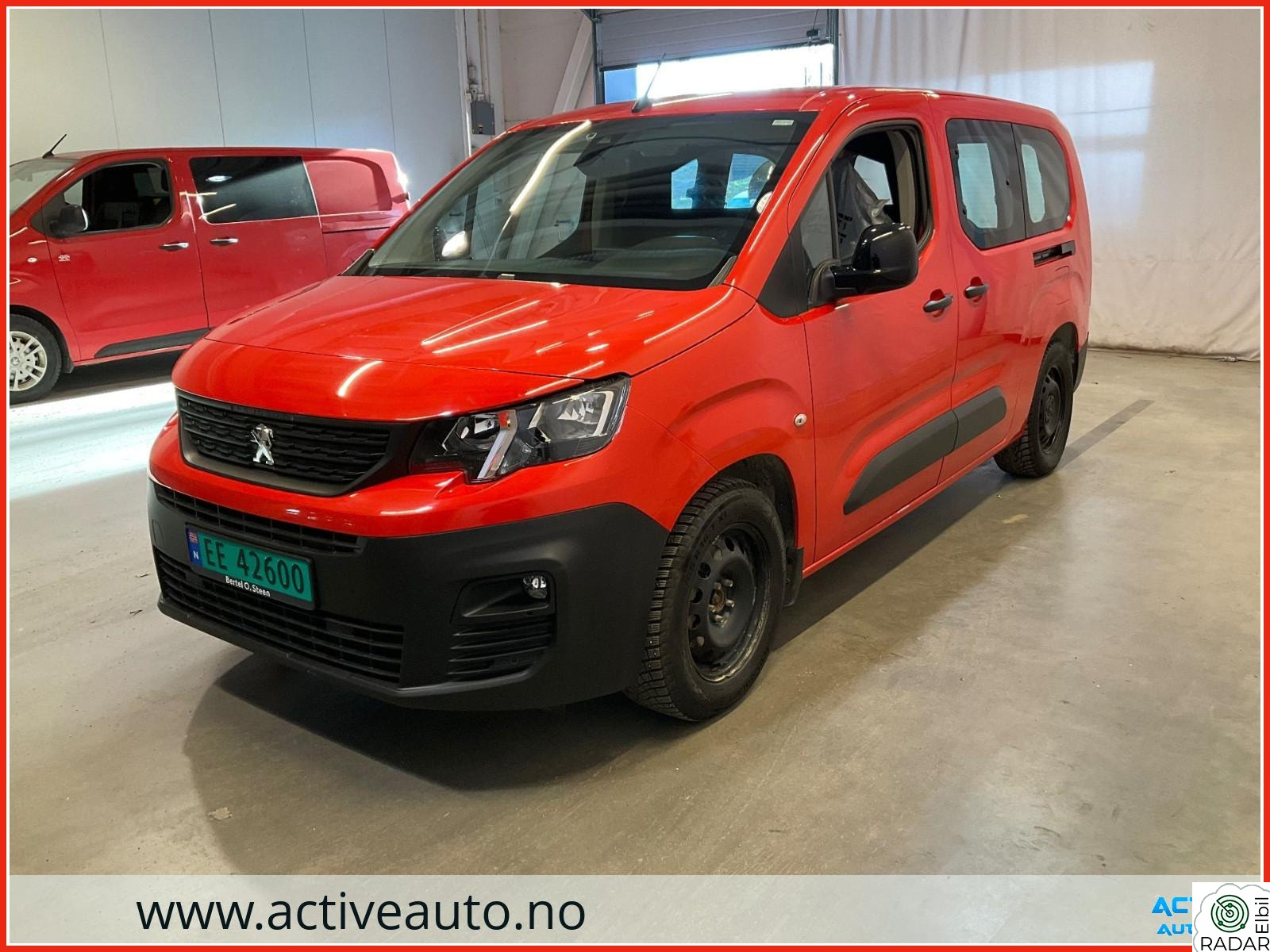 PEUGEOT e-Partner e-Partner L2/R.V. 270km/50kWh/3-seter/EU til 05.28/CC