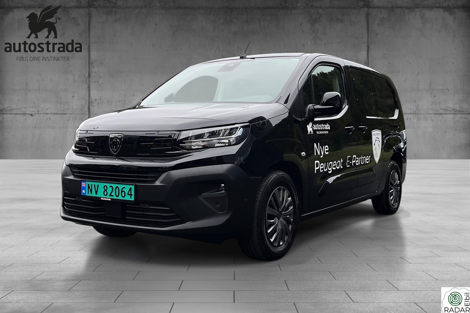 PEUGEOT e-Partner E-Partner MESTER L2 | 3 SETER | 2 SKYVEDØRER