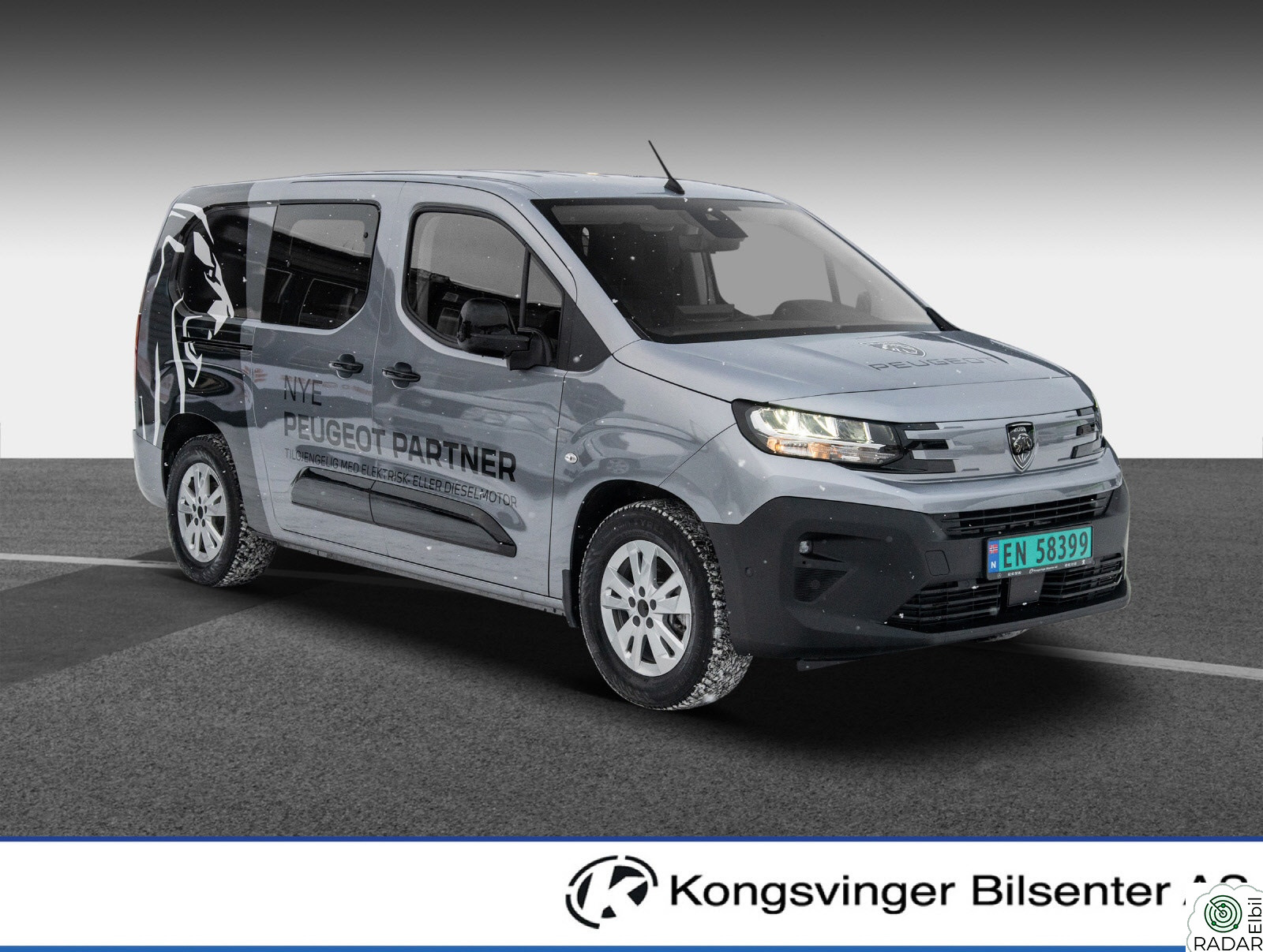 PEUGEOT e-Partner Mester 136hk 50 kWh L2