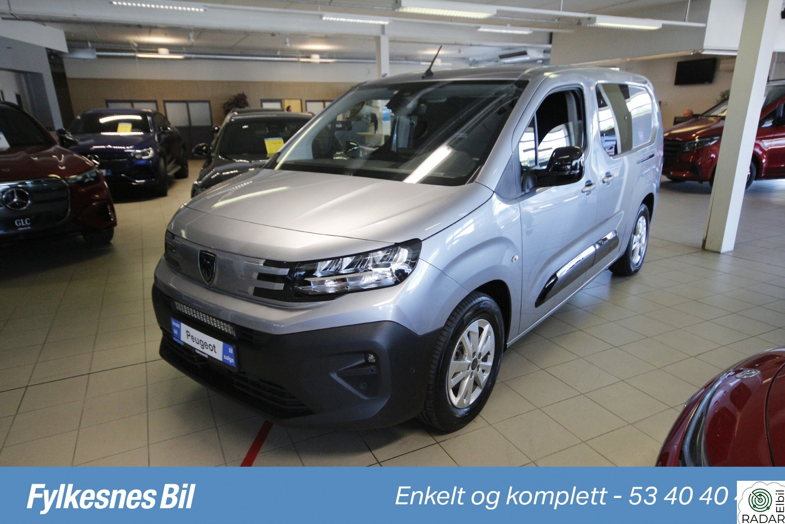 PEUGEOT e-Partner Mester 136hk 50 kWh L2