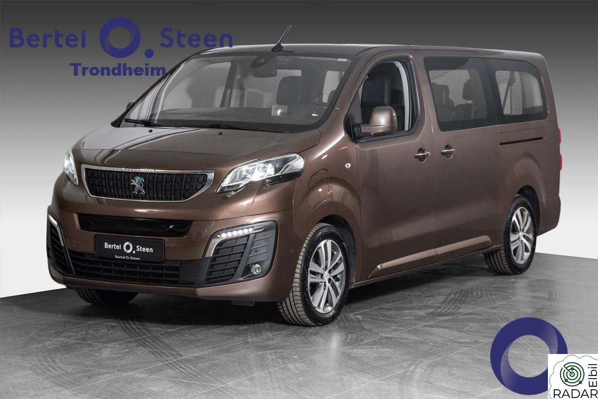 PEUGEOT EXPERT TRAVELLER 50kWh | 8 S | Skinn | Panorama | El. skyvedører |Finans