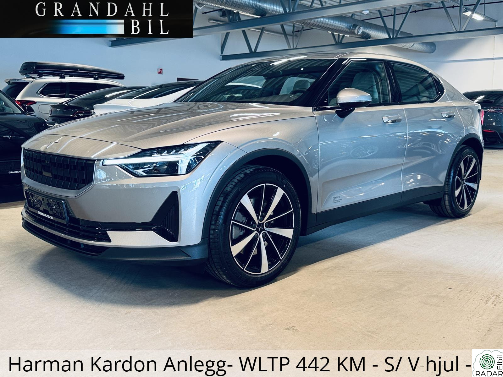 POLESTAR 2 WLTP 442 - Ventilerte skinnseter - Ryggekamera ++