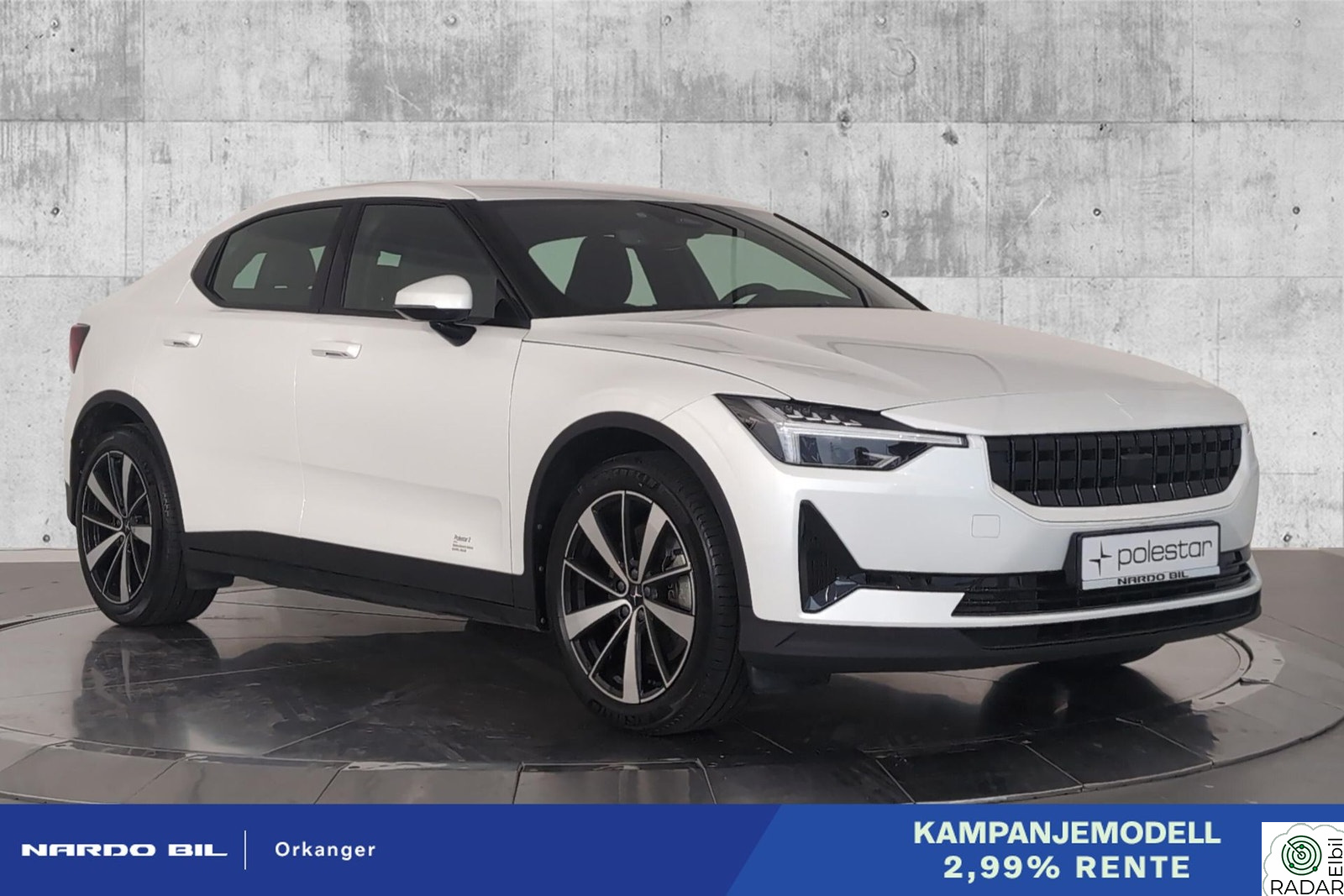 POLESTAR 2 Rentekampanje på brukt Polestar! fra 2,99%