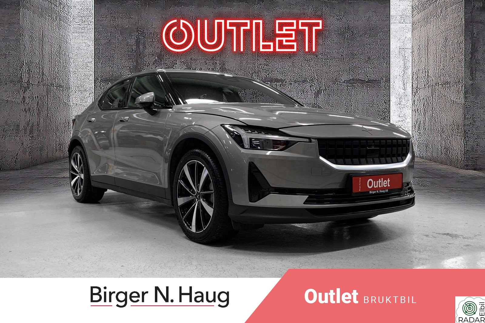 POLESTAR 2 Standard Range Single Motor /GARANTI/HISTORIKK/SOH/