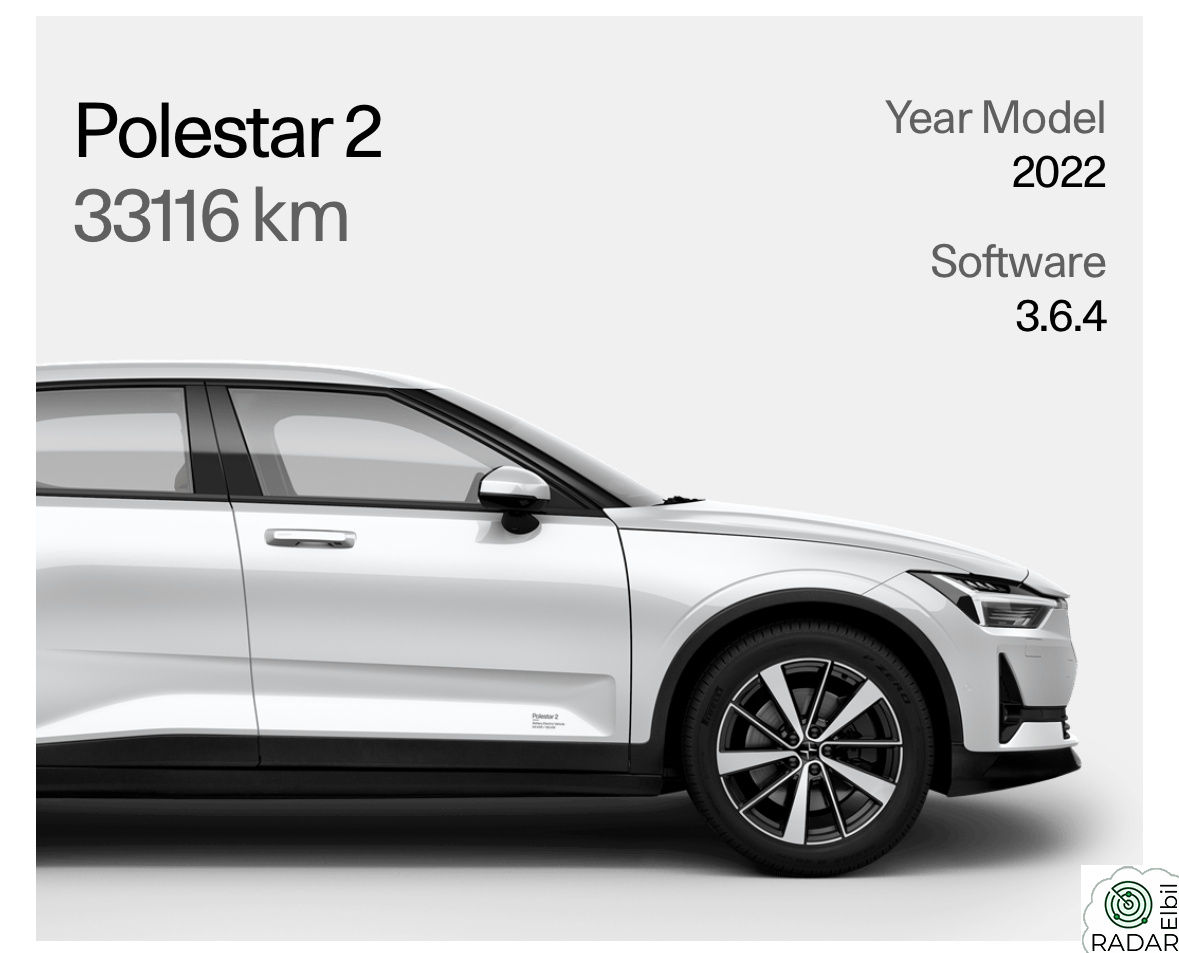 POLESTAR 2 64KWh/Standard Range SM/Pilot/Pixel/ACC/360