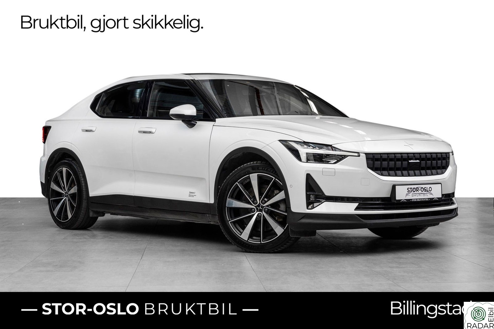 POLESTAR 2 Pilot/Plus/Vinterpakke/Pixel/Krok/H&K/ACC/Navi/360/Pan