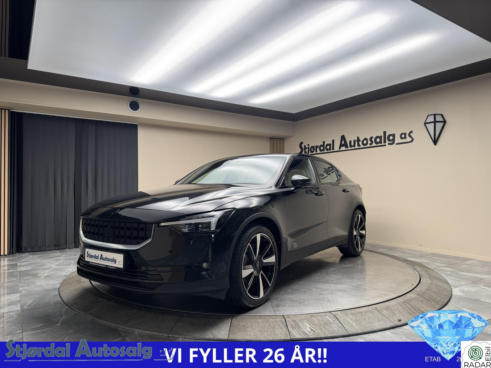 POLESTAR 2 Launch-Edi,4x4,Pilot&Pluss,Skinn,Pano,360K,Norsk
