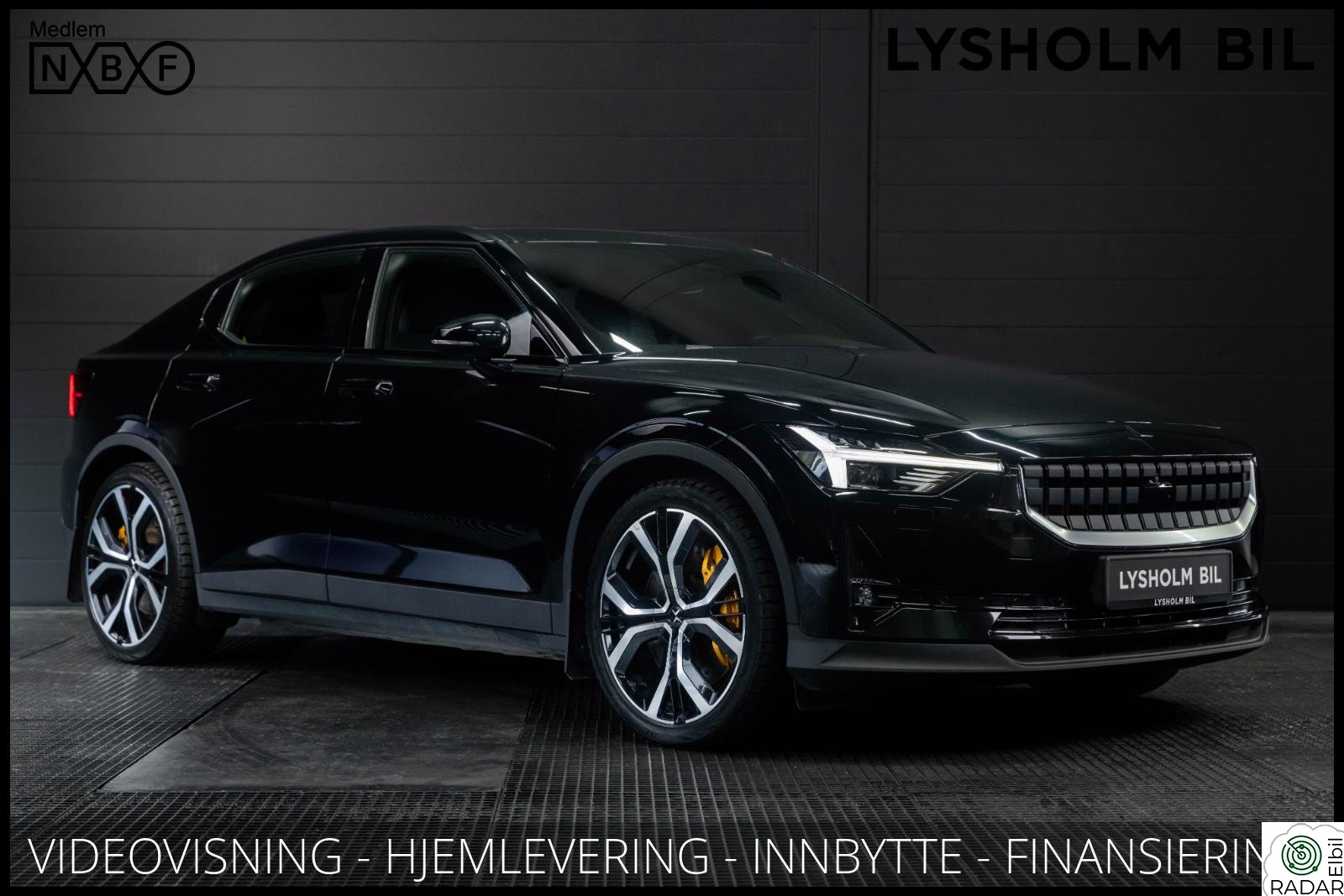 POLESTAR 2 Performance AWD Pilot/Pluss/Krok/H&K/Pixel/Nybilgaranti