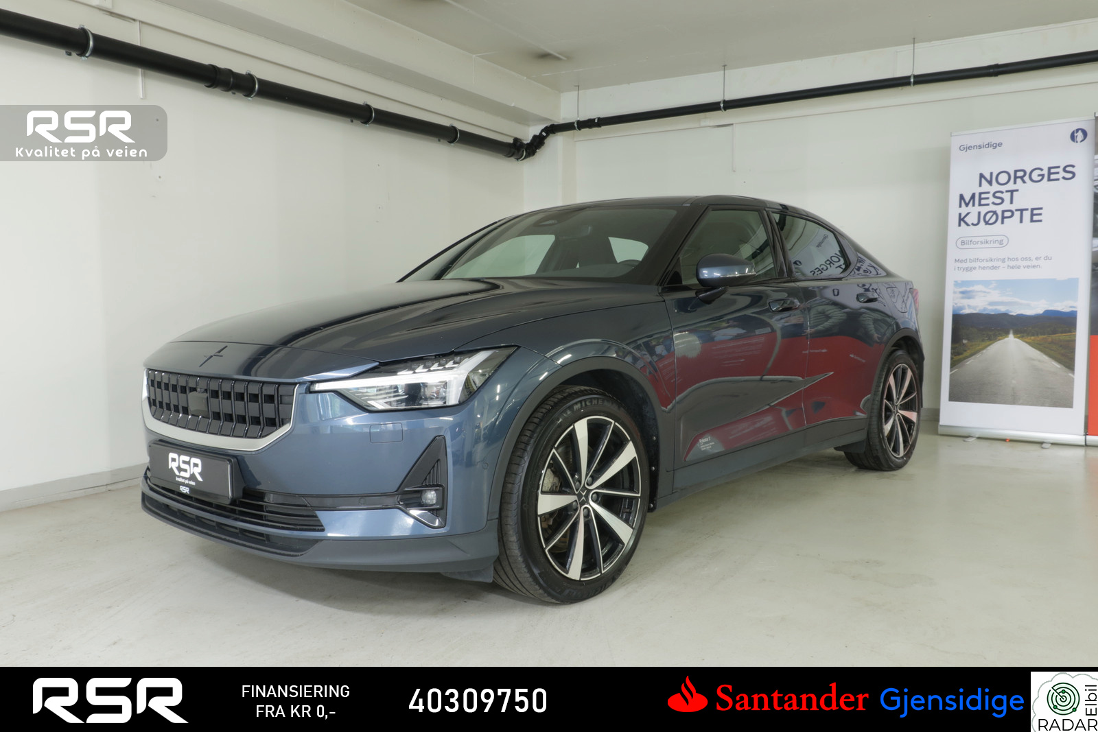 POLESTAR 2 Long Range Dual Motor - 360 -hengerfeste - acc