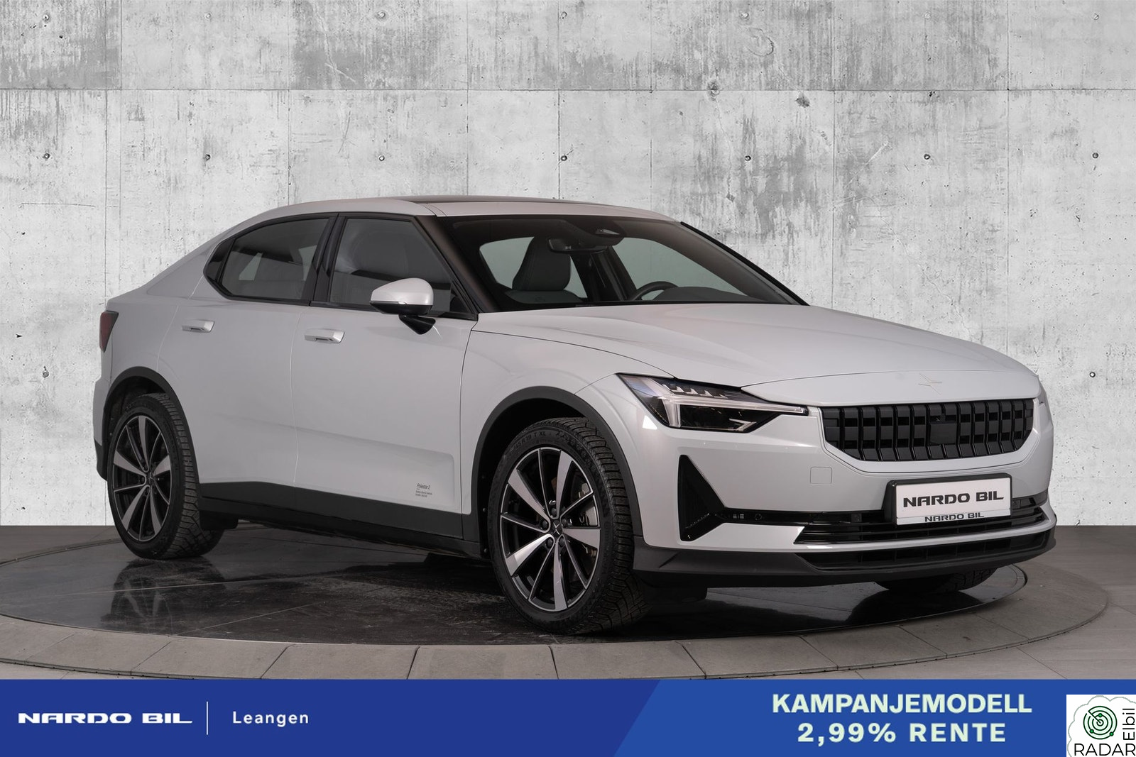 POLESTAR 2 408hk Plus .2,99%. Rentekampanje på brukt Polestar!