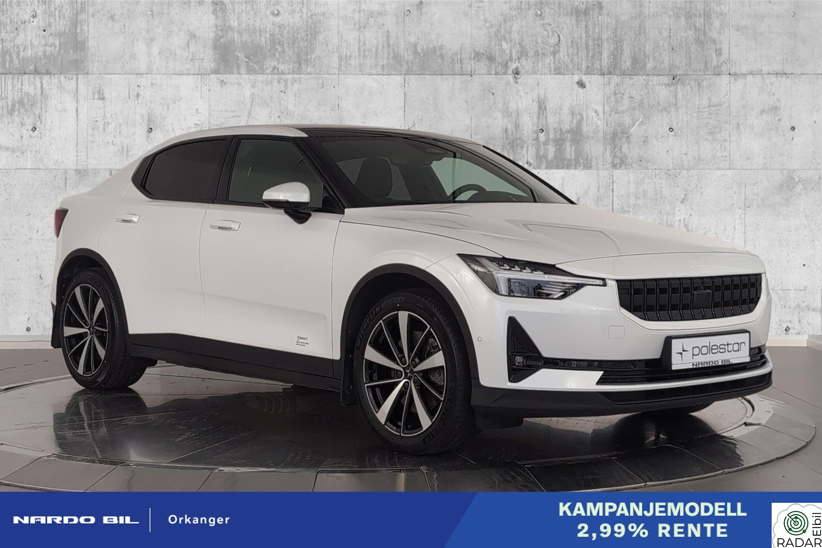 POLESTAR 2 Rentekampanje på brukt Polestar! fra 2,99%