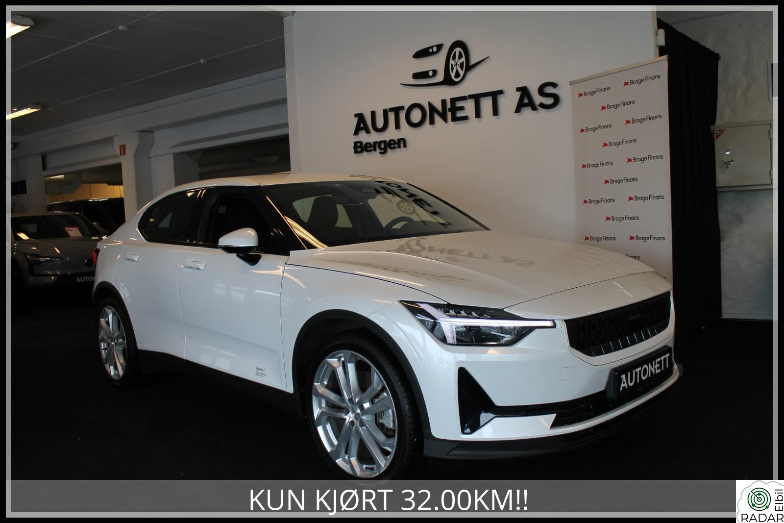 POLESTAR 2 Long Range,AWD 408 HK,HENGERFESTE,KAMERA,NYBILGARANTI!