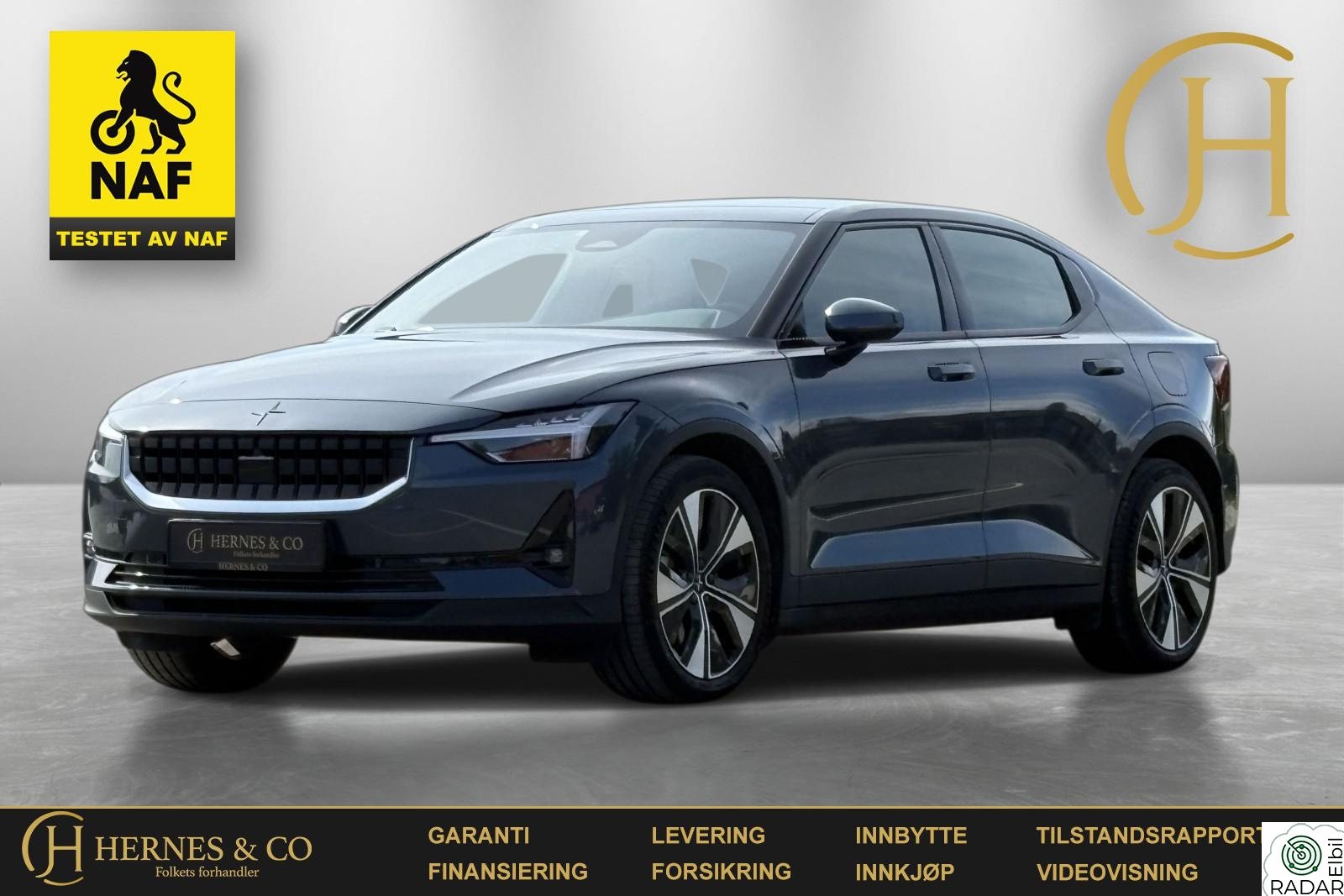 POLESTAR 2 Long Range/Krok/AWD/Pilot/Pluss/360/Panorama/H&K/S+V++