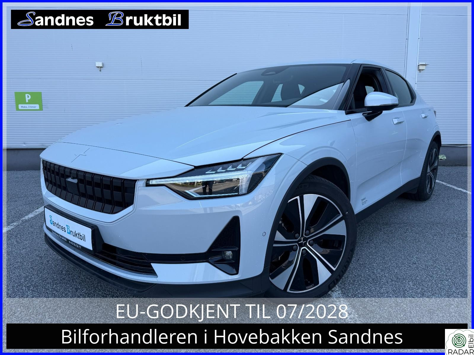 POLESTAR 2 PILOT PAKKE,KROK,ACC,NAVI,TLF,DAB+,CARPLAY,KEYLESS,MEMO